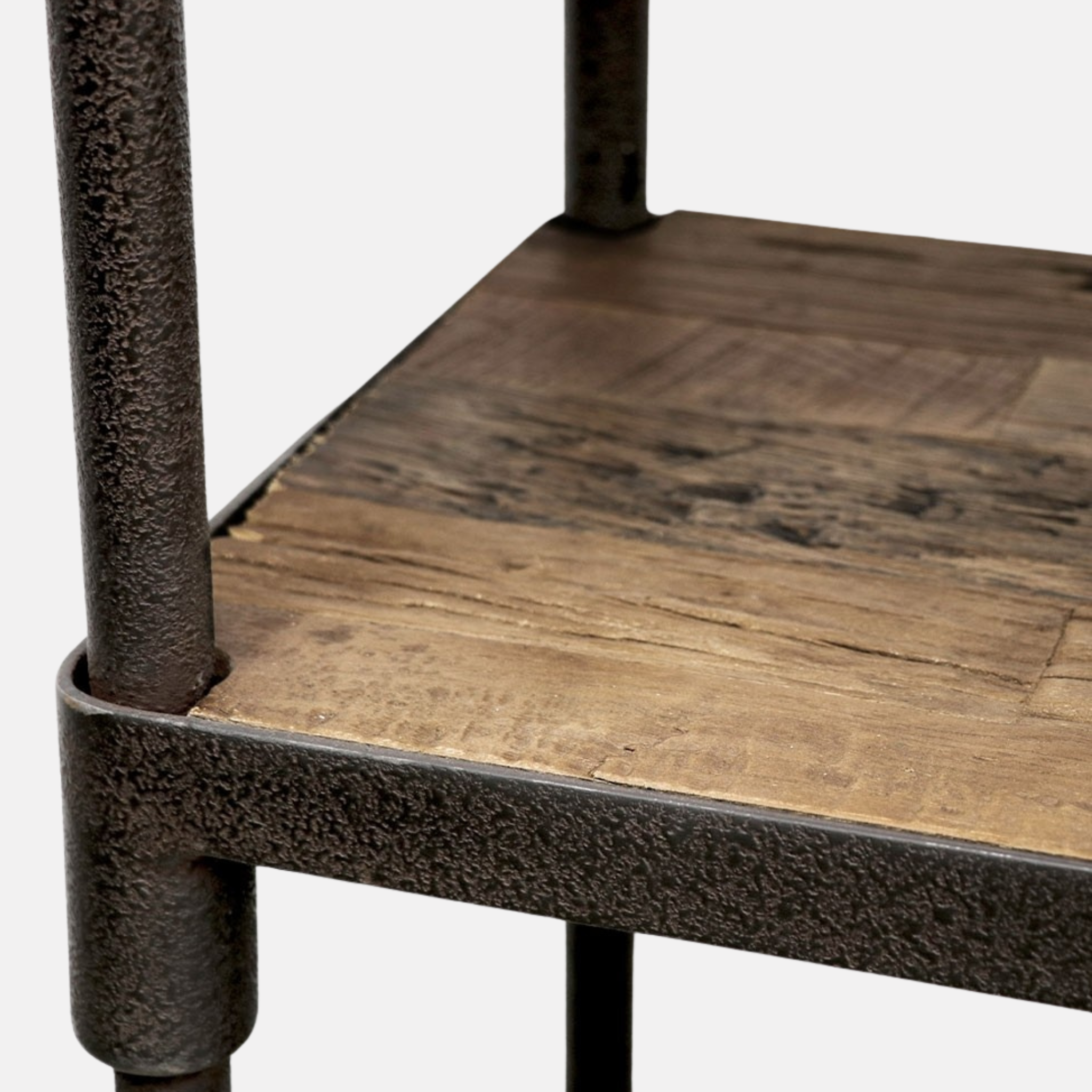 Industrial Metal Book Shelf - Narrow