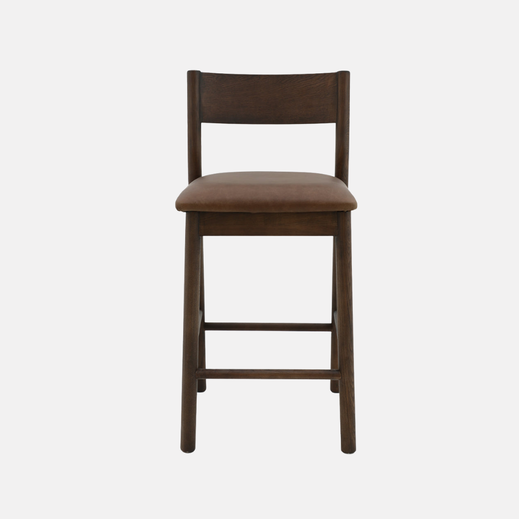 Keaton Barstool - Dark Oak