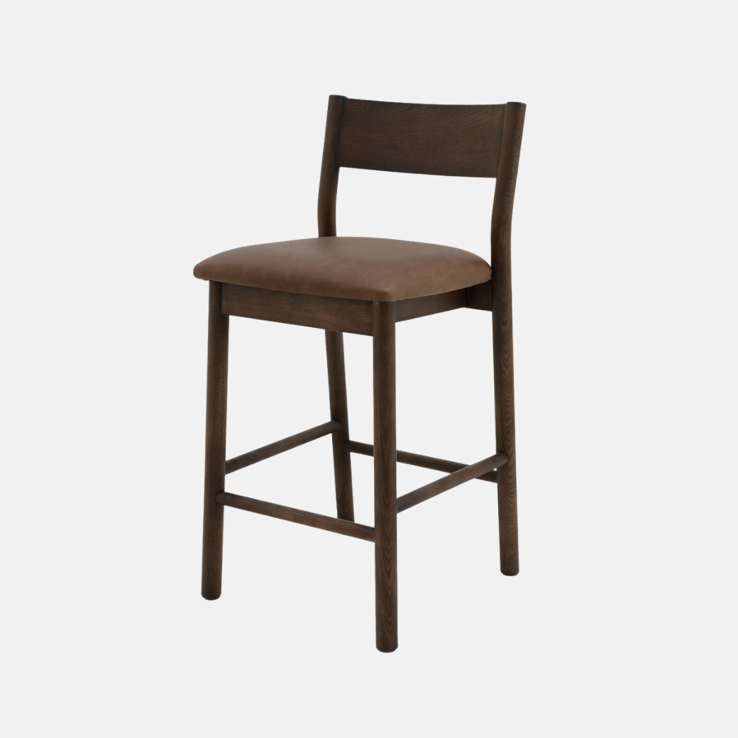Keaton Barstool - Dark Oak