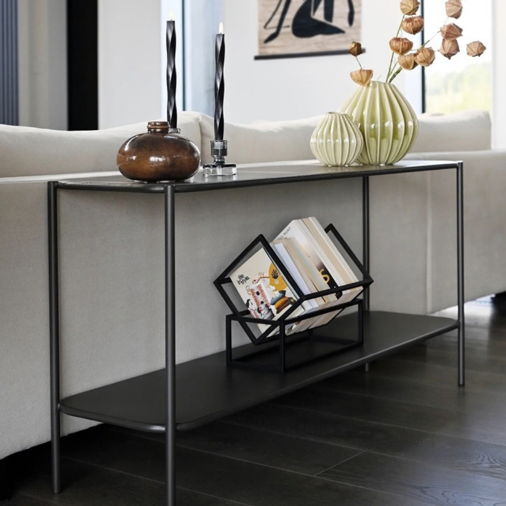 Kiya Low Profile Shelf – Grayed Brown