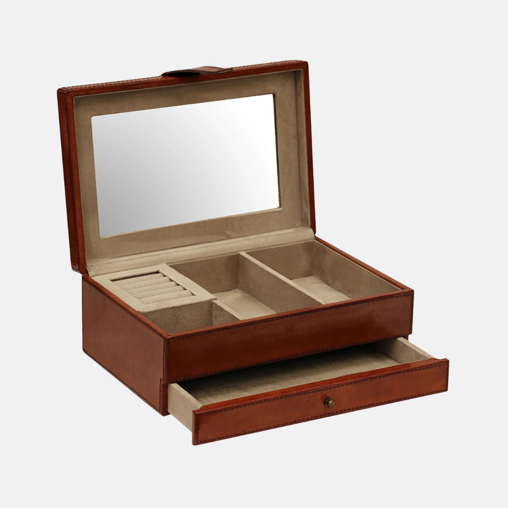 SAVOY LUXURY Leather JEWELLERY BOX