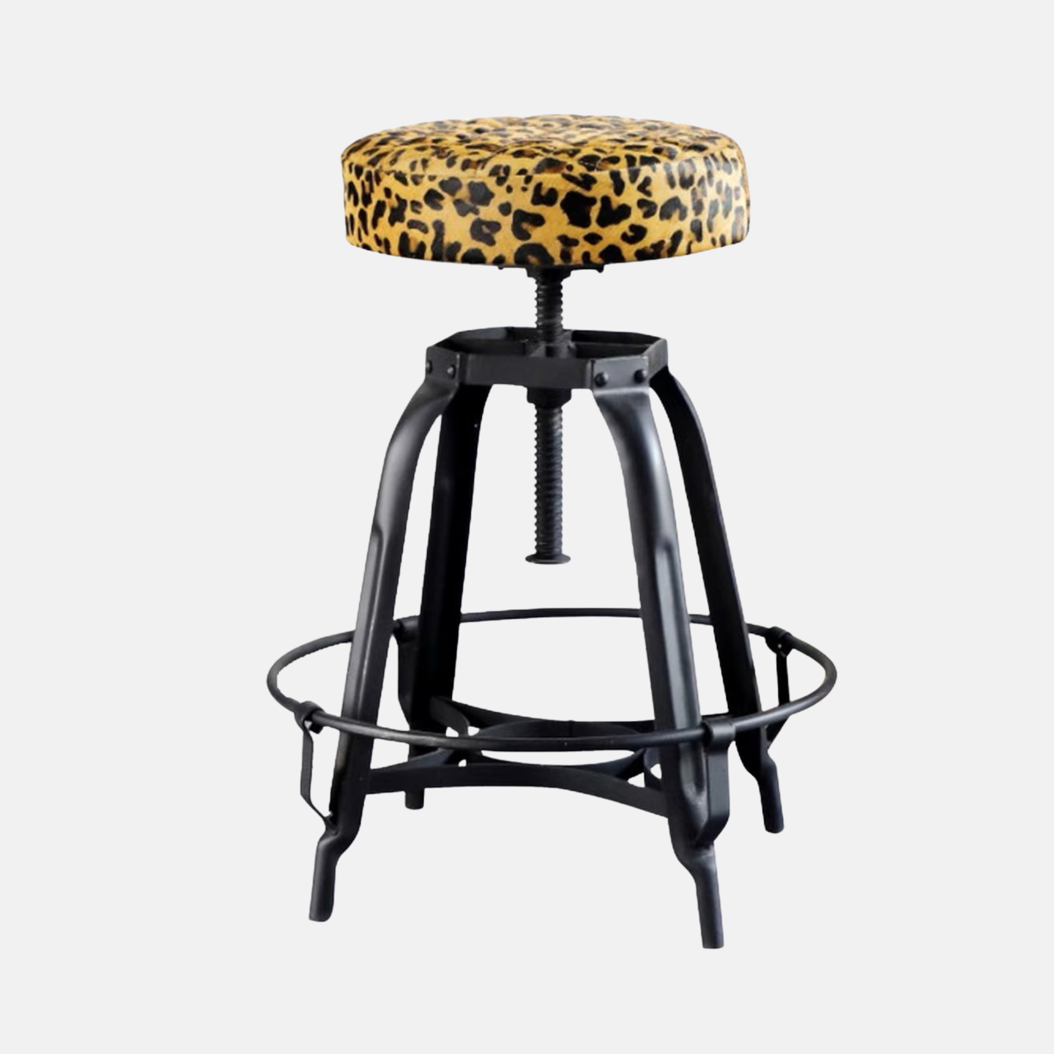 Leopard Barstool