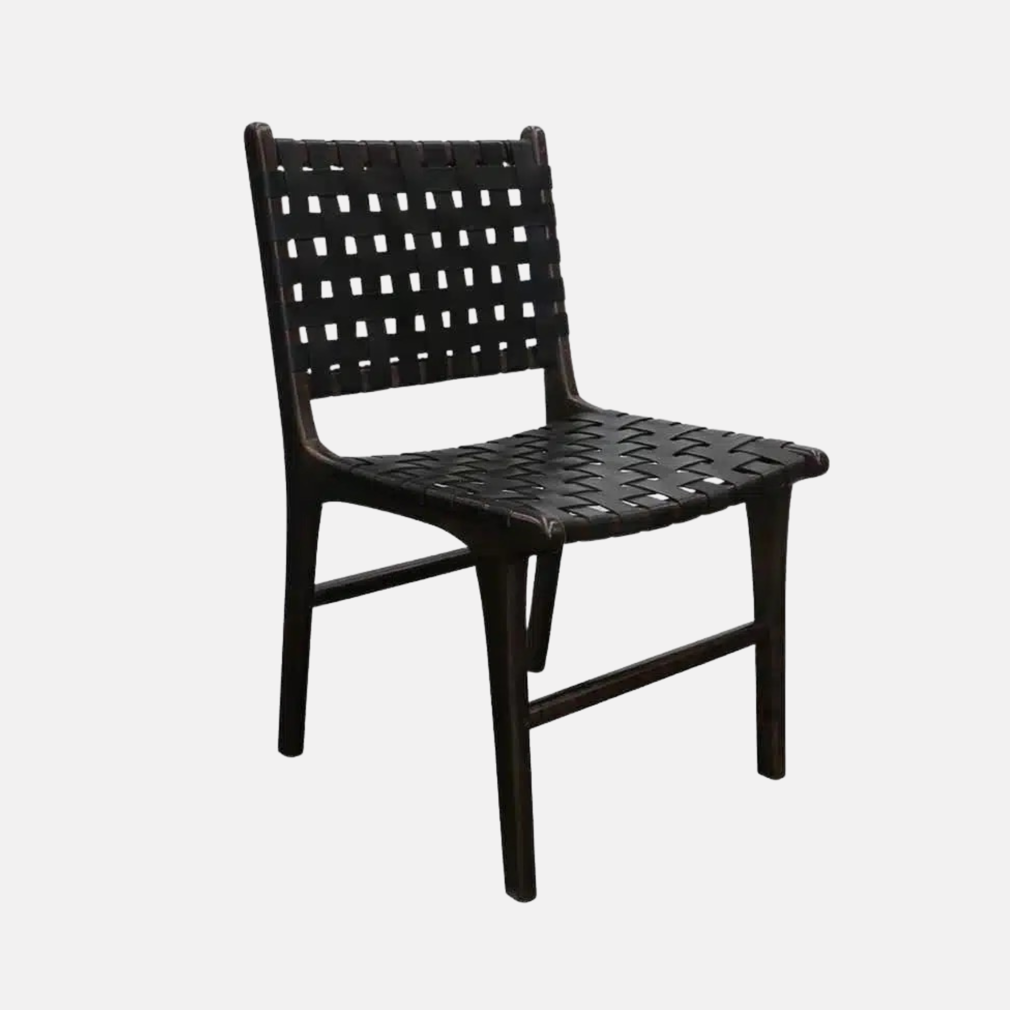 London Dining Chair Black Leather