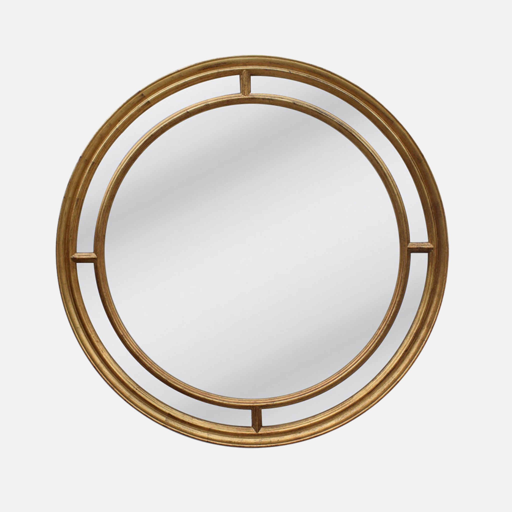 Lorenzo Round Mirror - Gold
