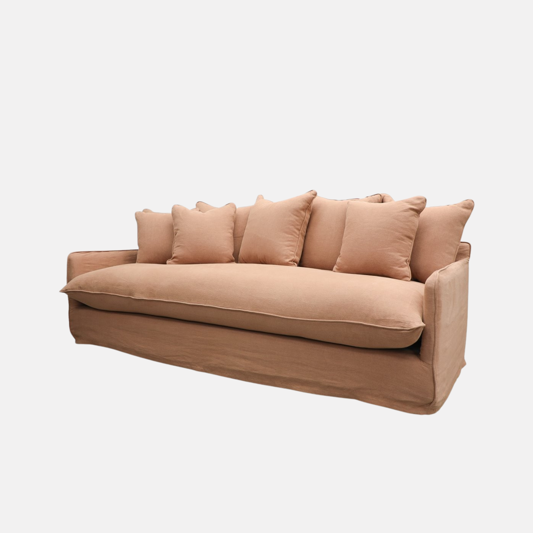 Lotus Slipcover Sofa - Brick