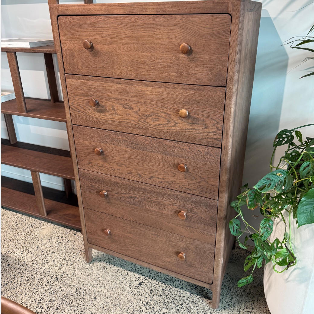 Lunde Walnut Tall Chest