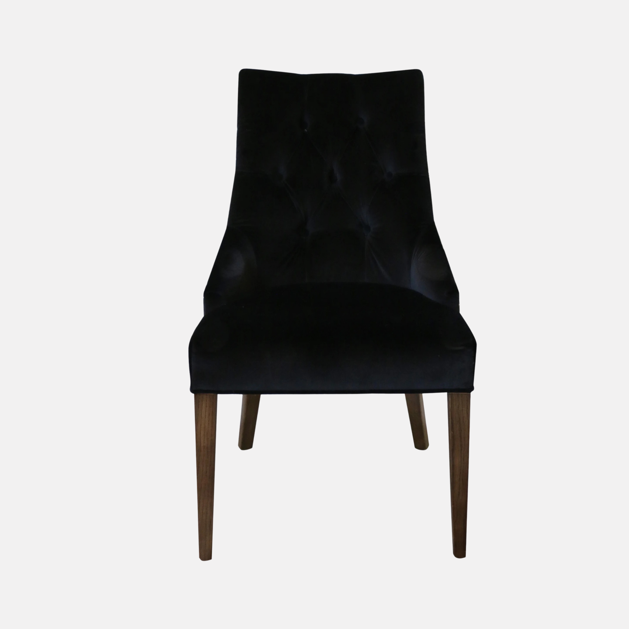 Martine Dining Chair - Black Velvet