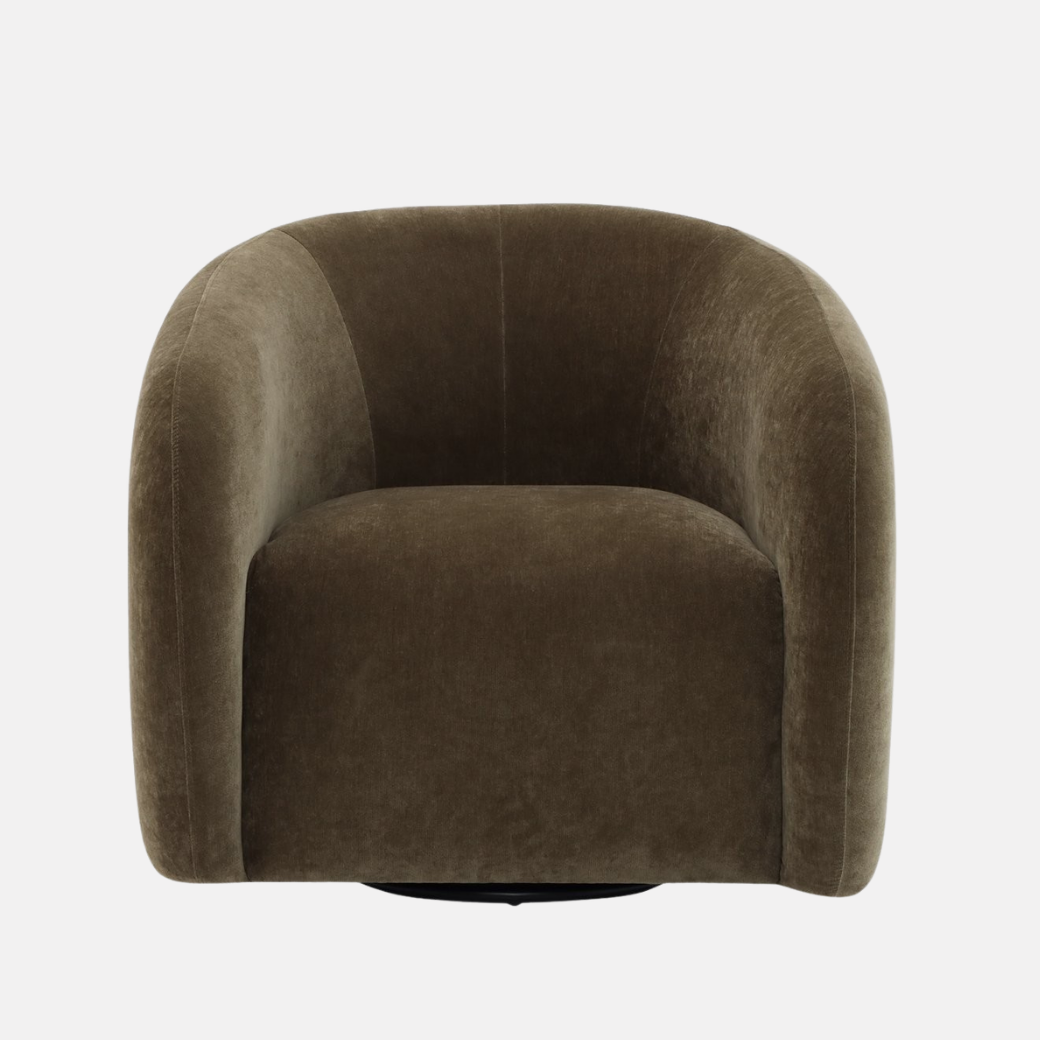 Max Swivel Armchair - Moss