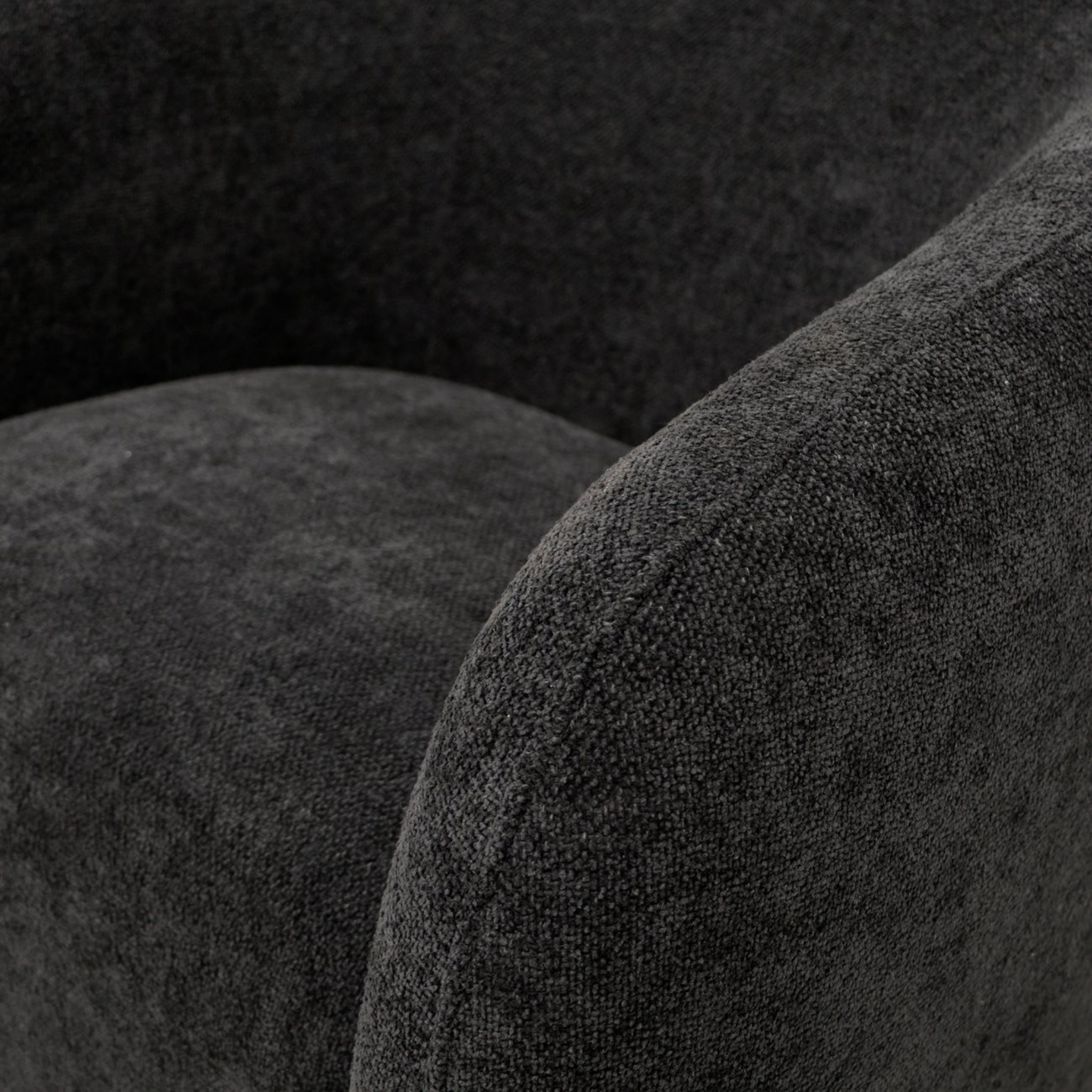 Max Swivel Armchair - Black