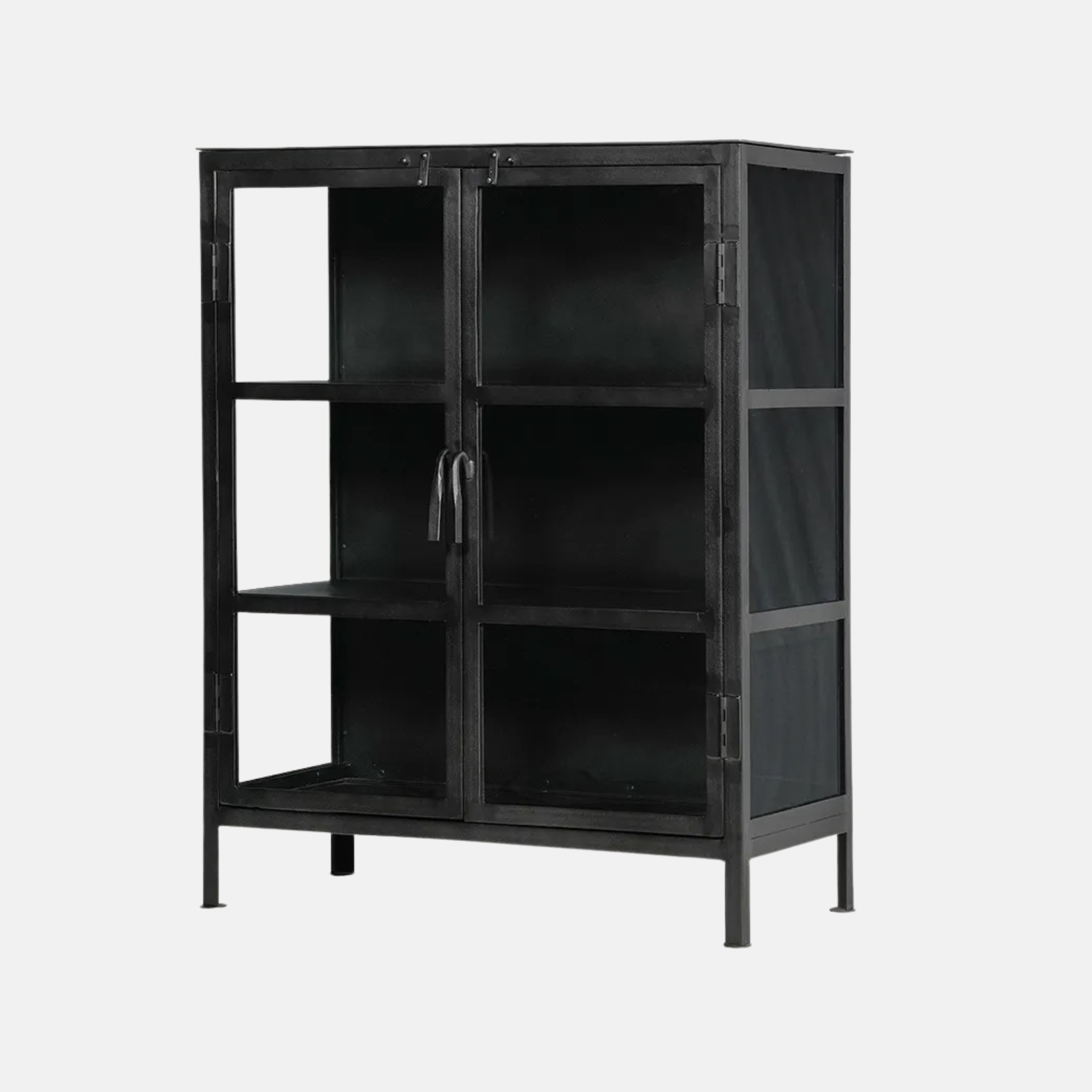 Monroe Short Glass Display Cabinet
