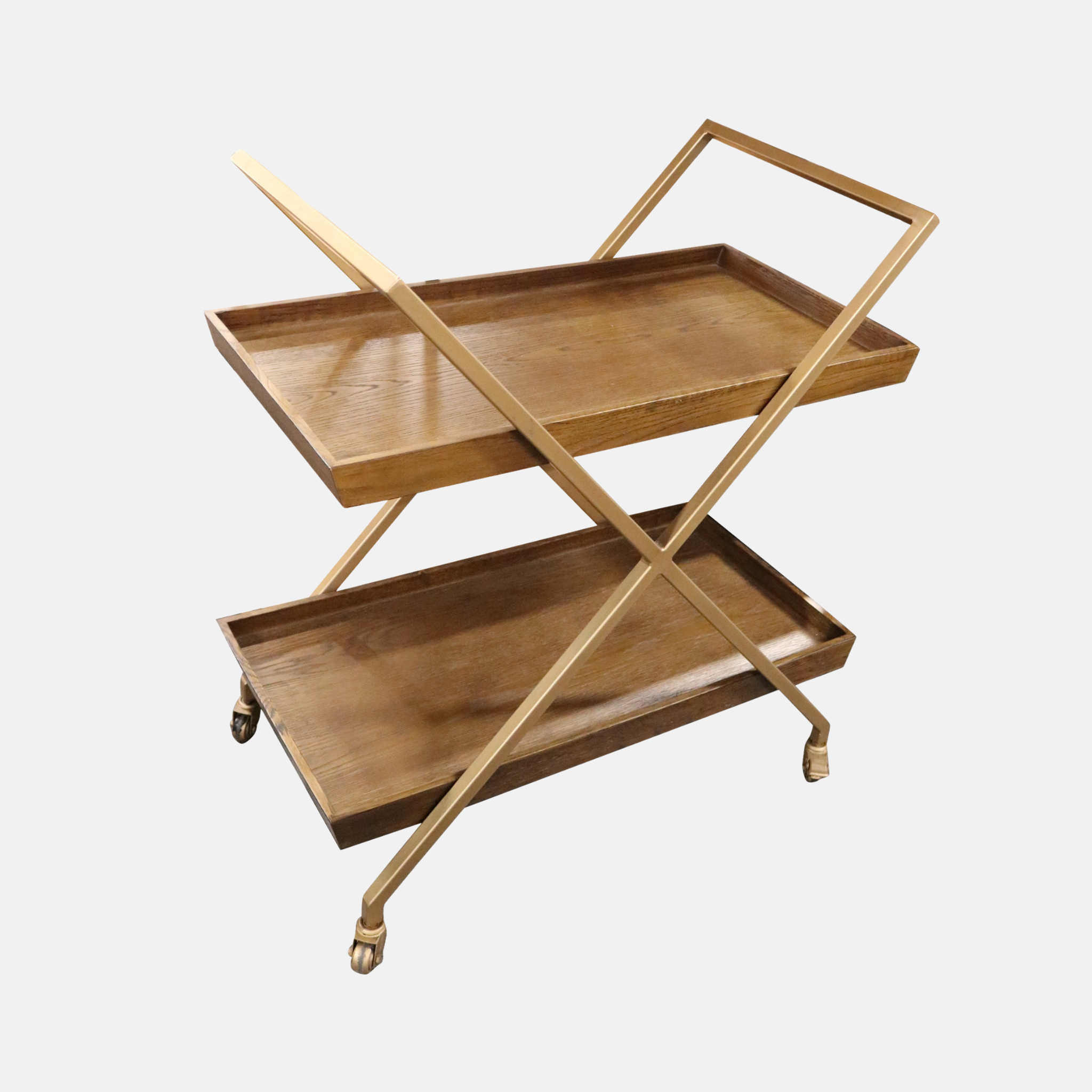 Monterey Bar Cart - Natural Oak
