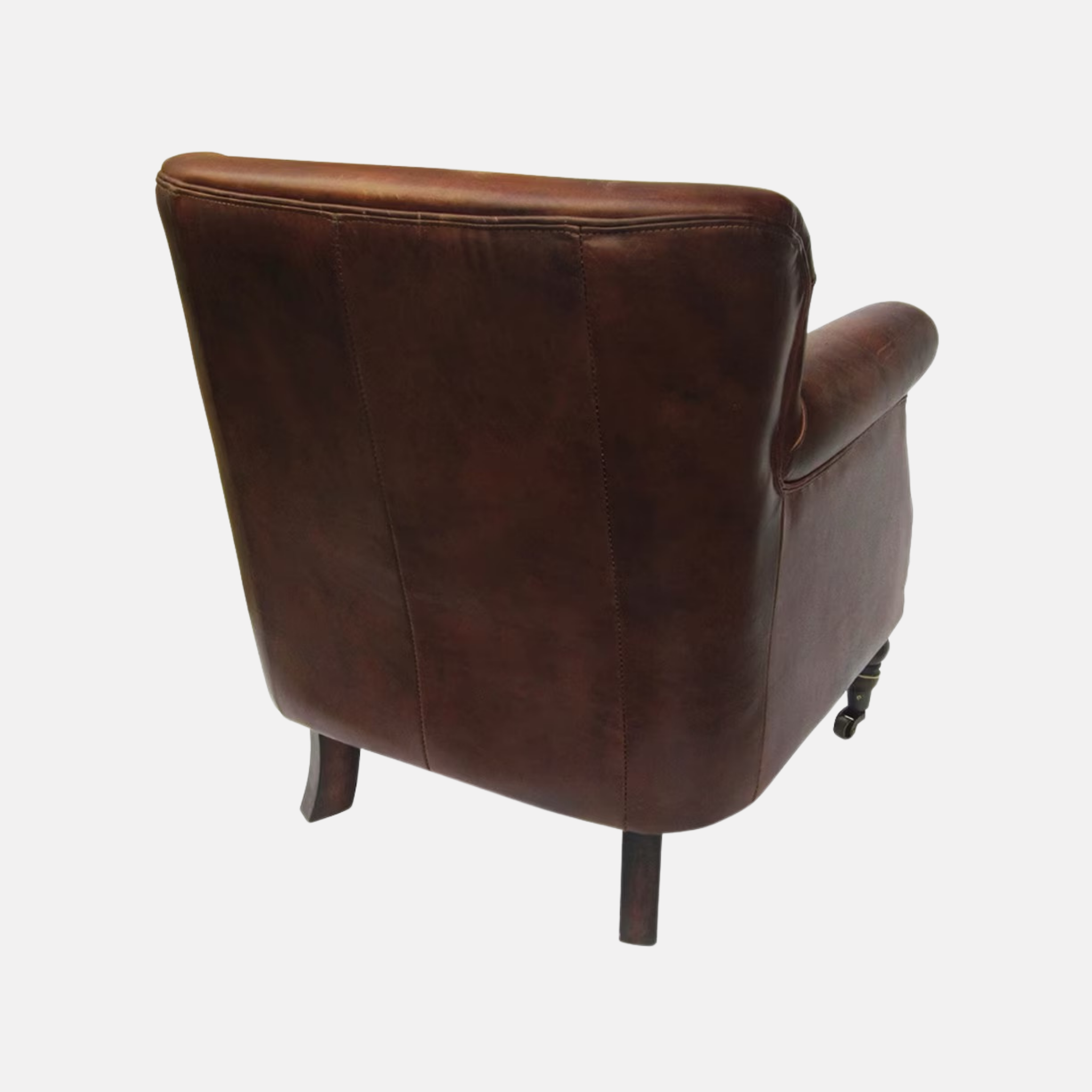 Mortimer Leather Armchair -  Cigar Brown