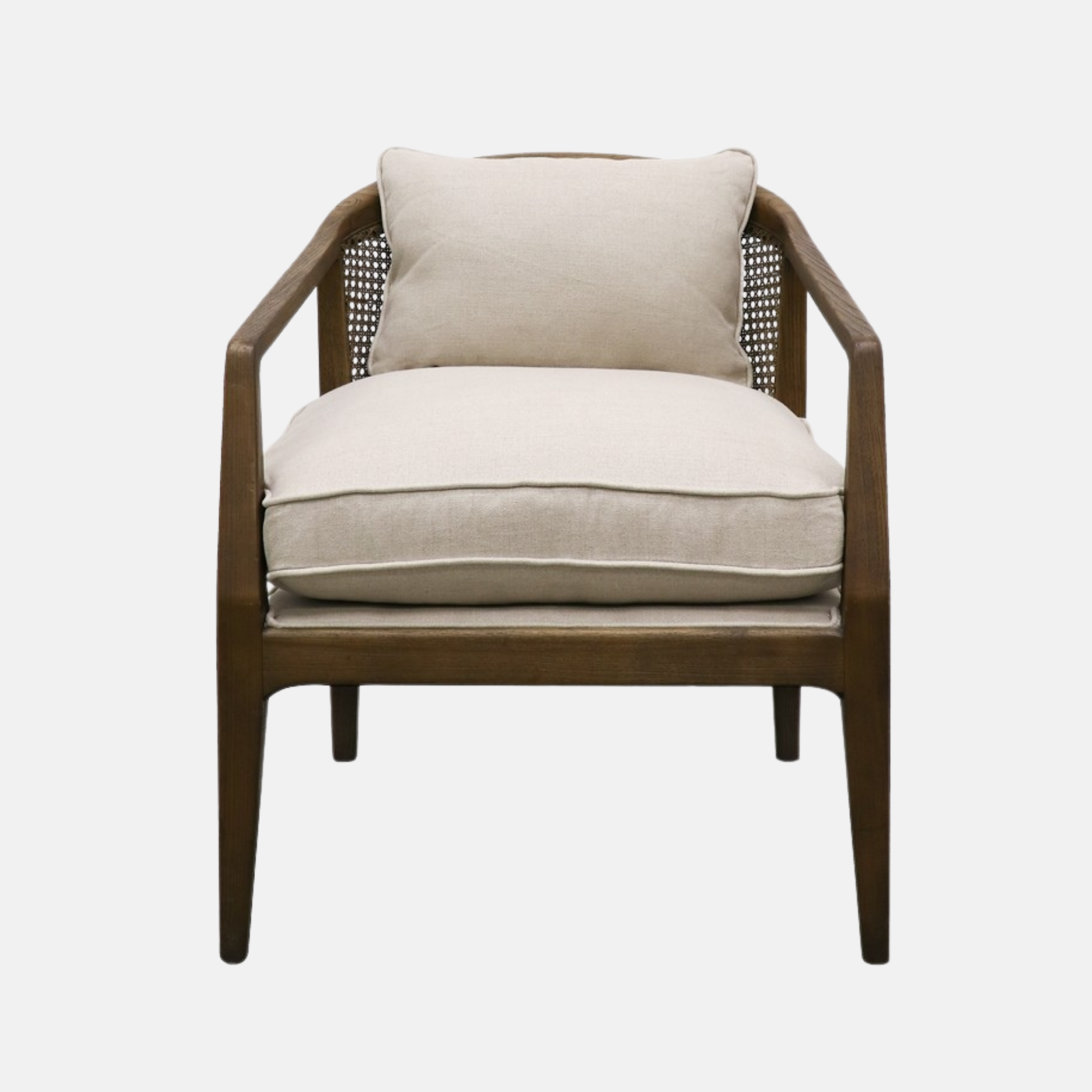 Newport Rattan Armchair - Brown