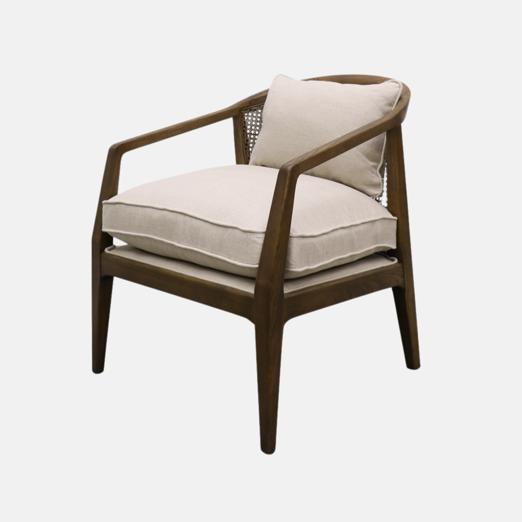 Newport Rattan Armchair - Brown