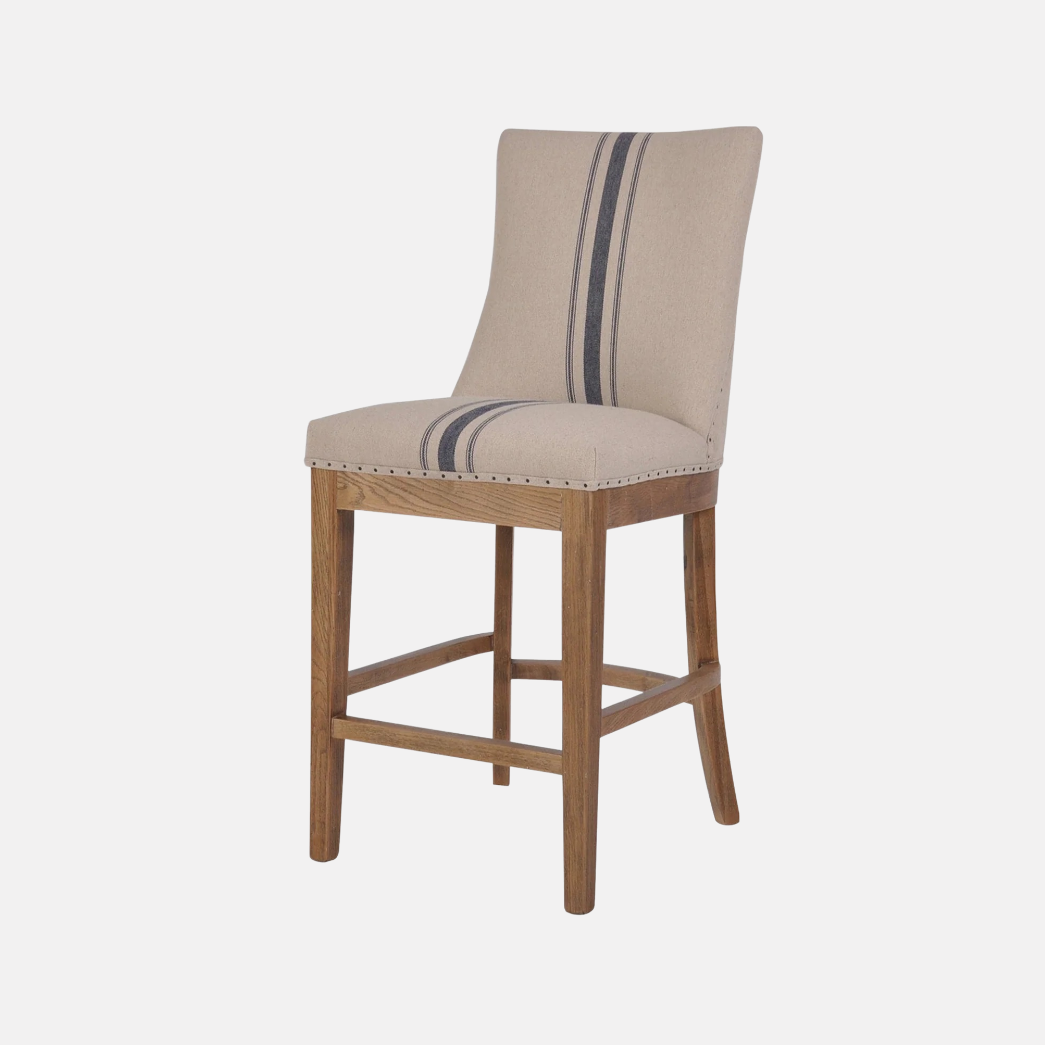Oakwood Counter Stool - Denim Stripe