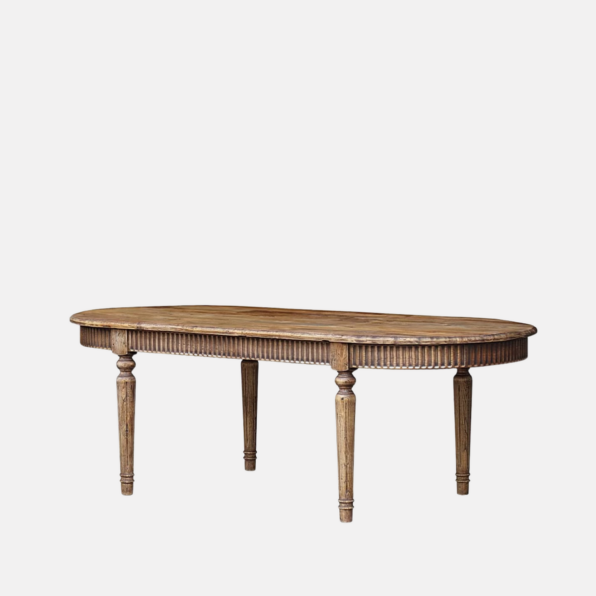 Edwin Oval Elm Dining Table