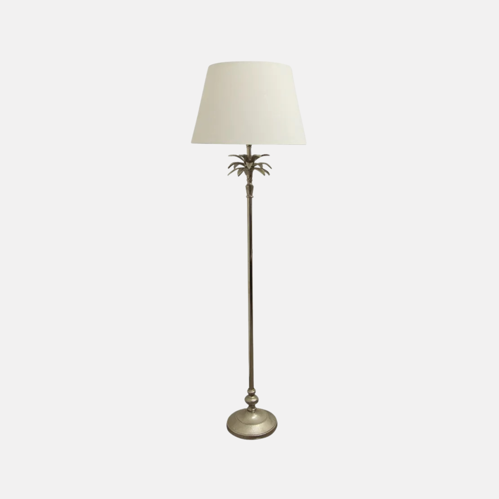 Palm Floor Lamp - Silver