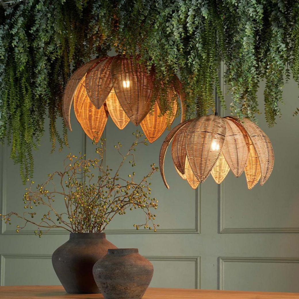 Palm Rattan Pendant