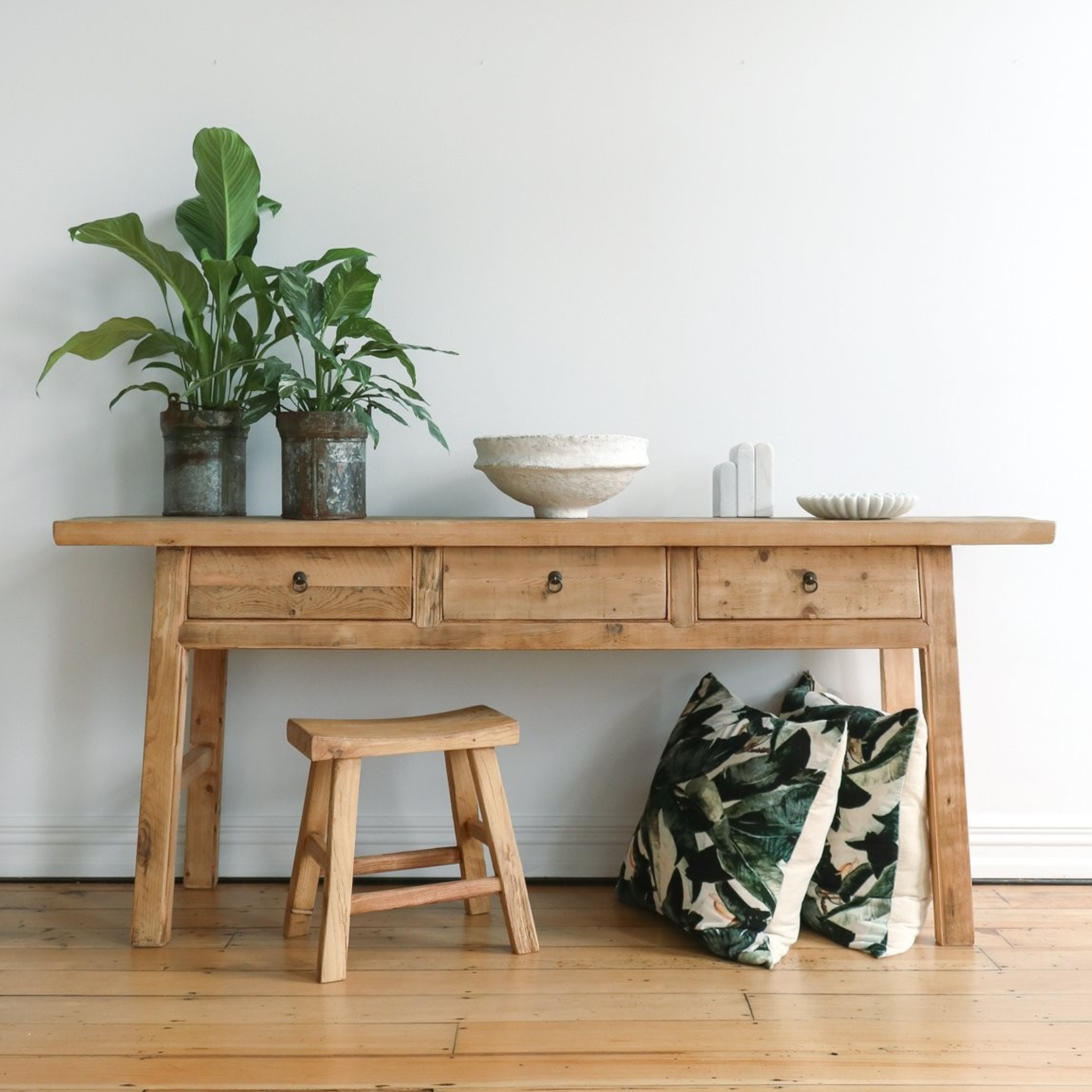 Parq Three Drawer Console