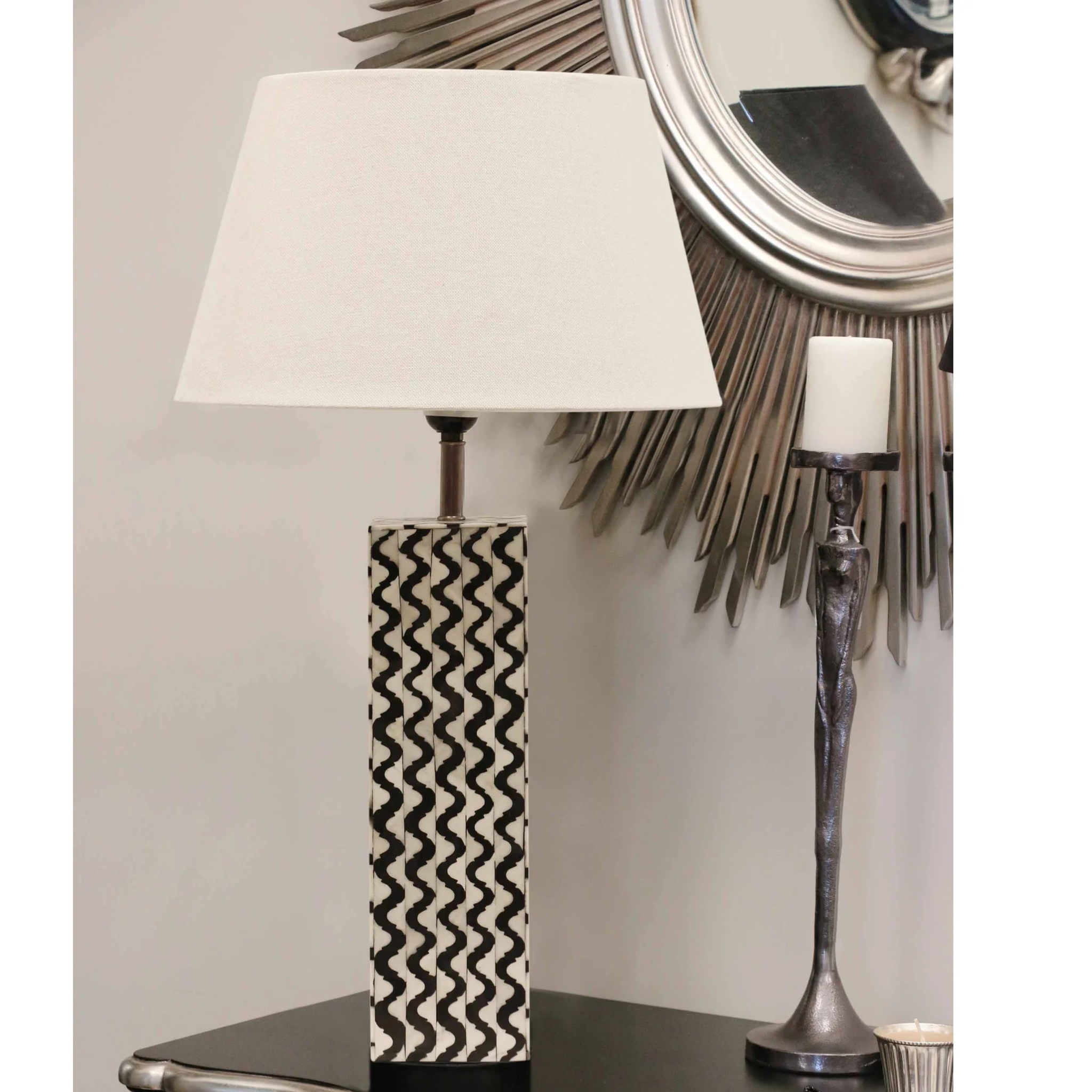 ALGIERS Lamp - Bone & Brass