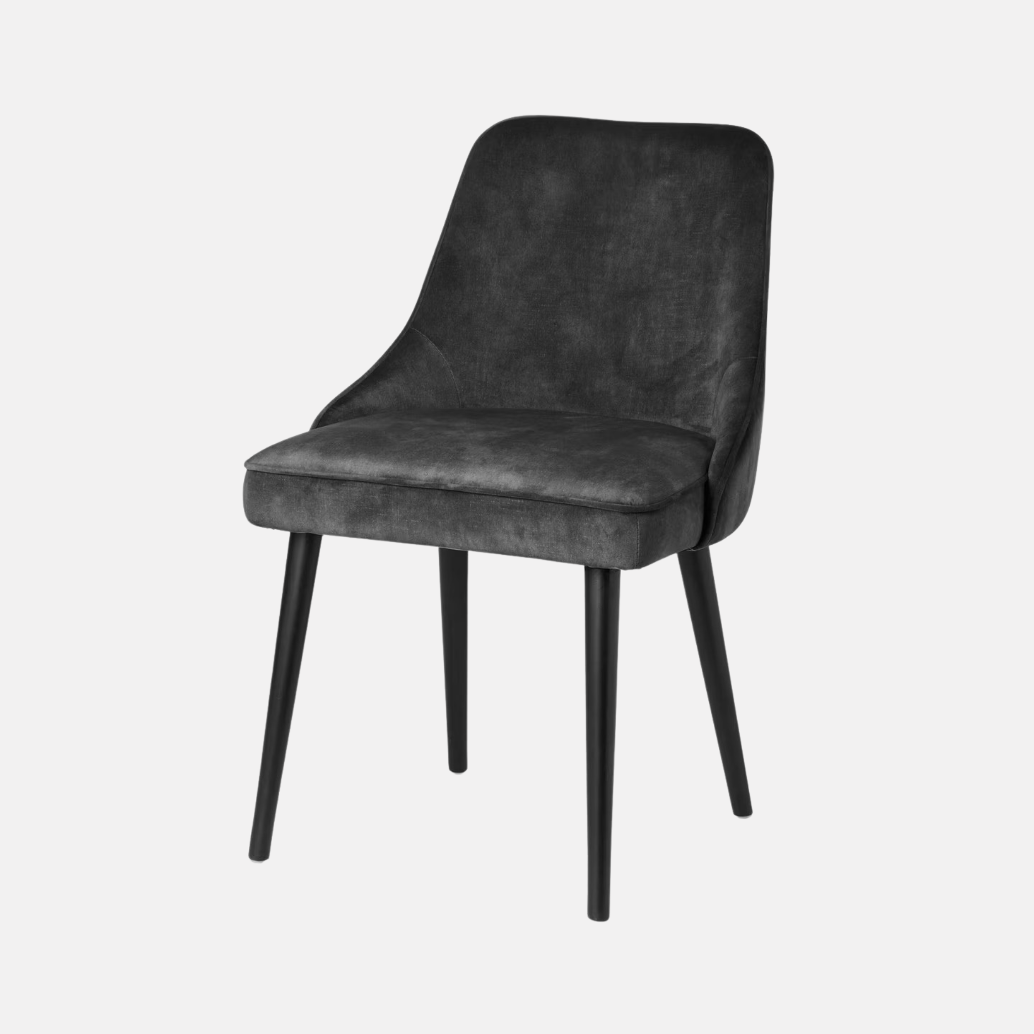 Pedro Grey Velvet Dining Chair
