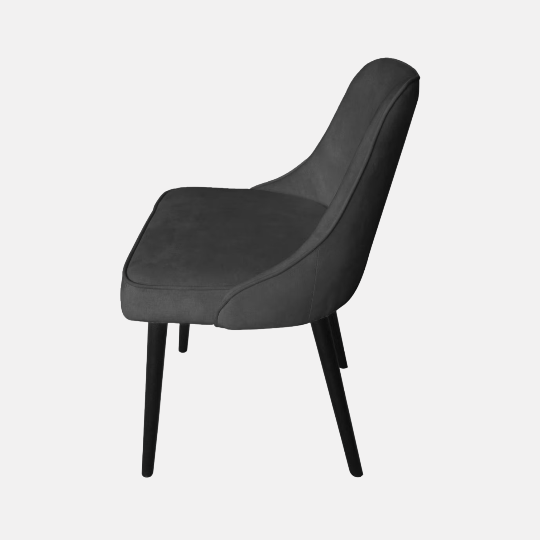 Pedro Grey Velvet Dining Chair