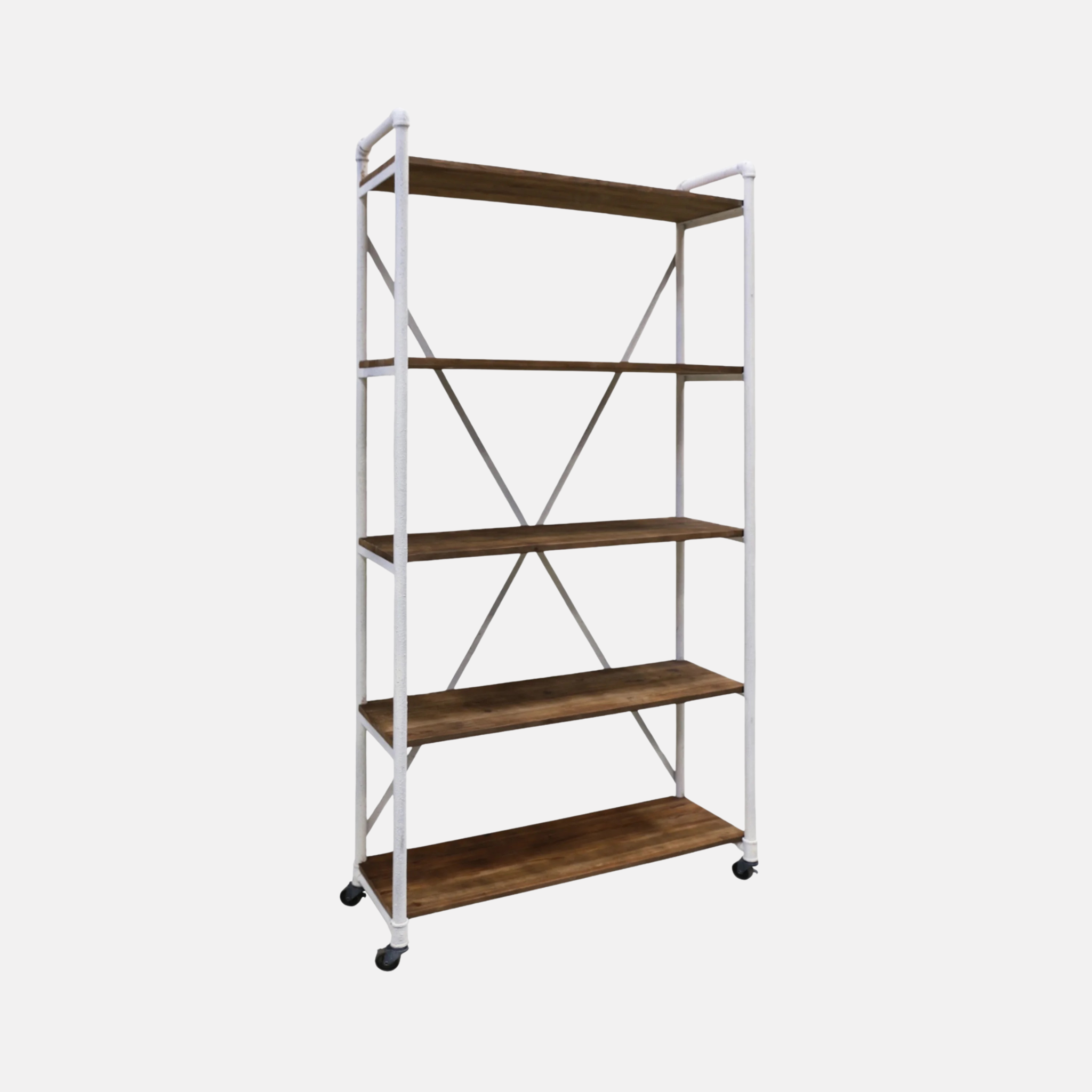 Pilo Industrial Narrow Shelves - White