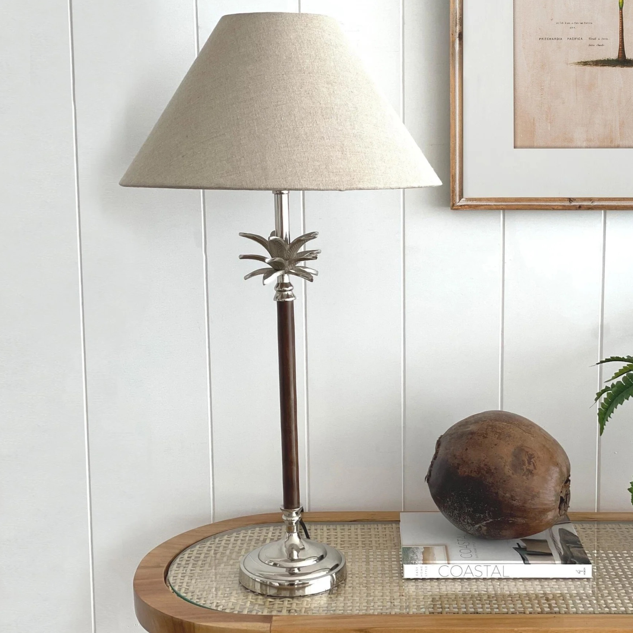 Palm Woodstem Lamp