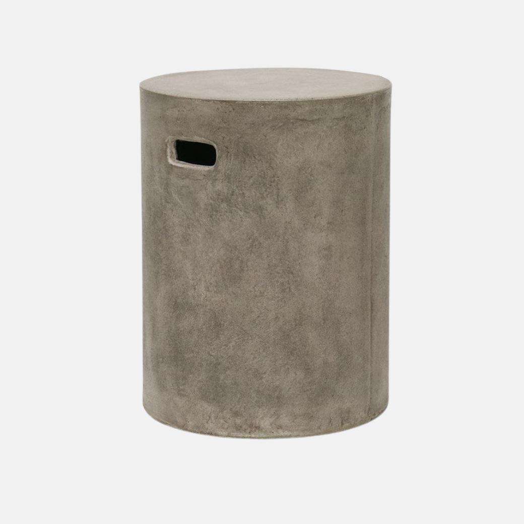 Concrete Pipe Stool - Grey