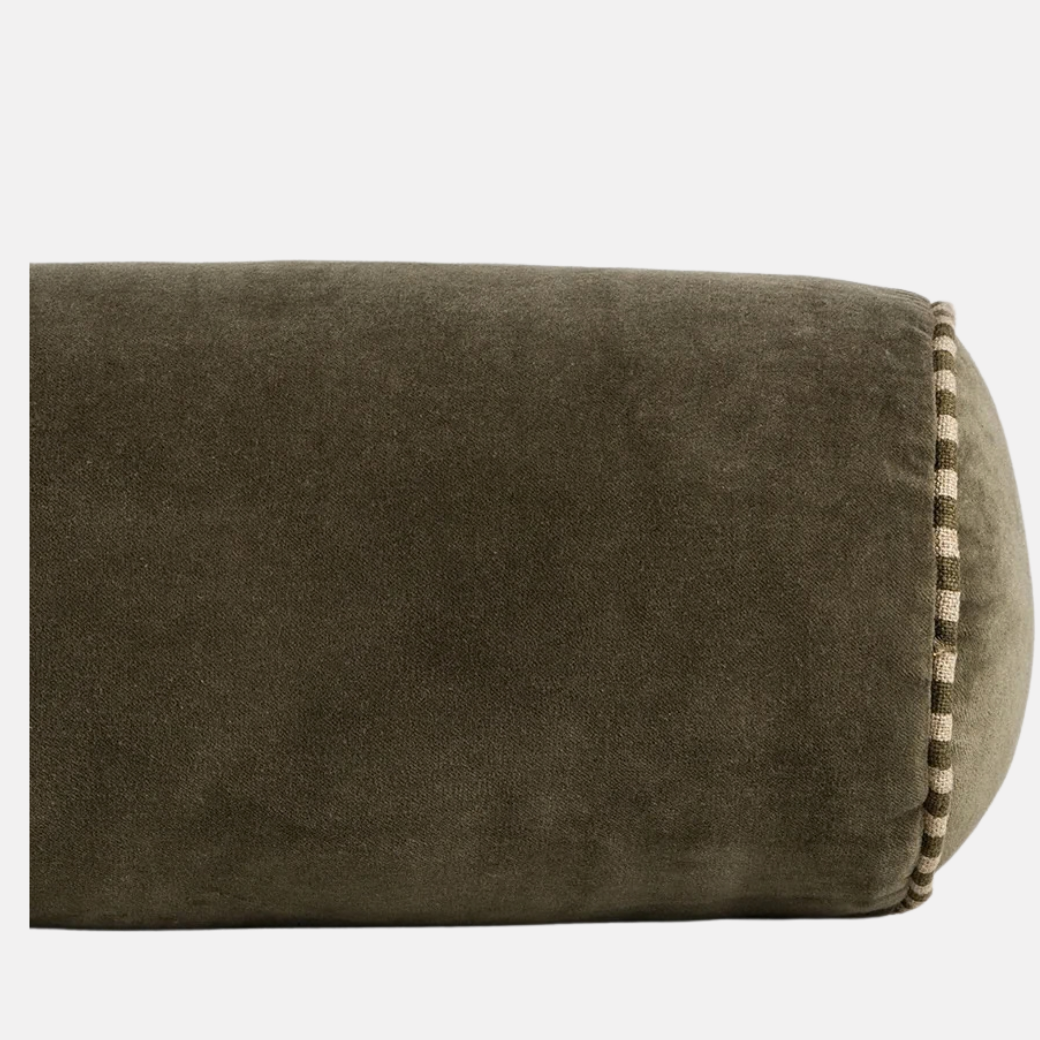 Elliot Bolster Cushion - Thyme