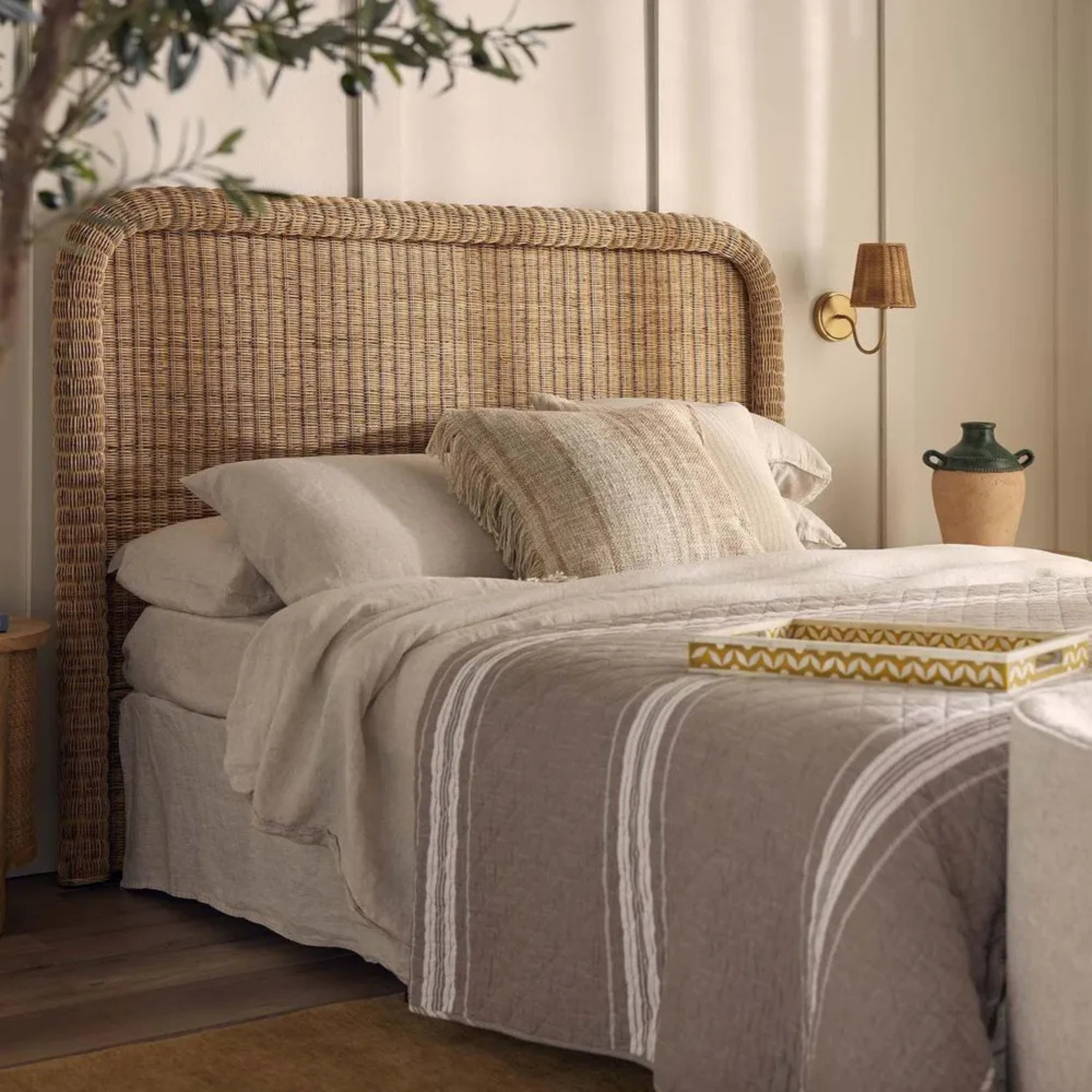 Long Island Rattan Bedhead - King/SK