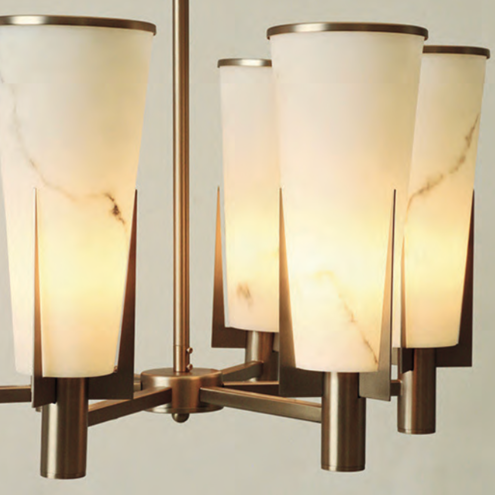 Ritz Chandelier - Brass
