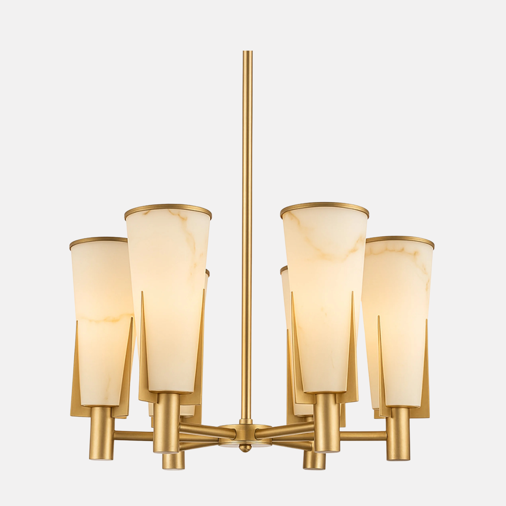 Ritz Chandelier - Brass