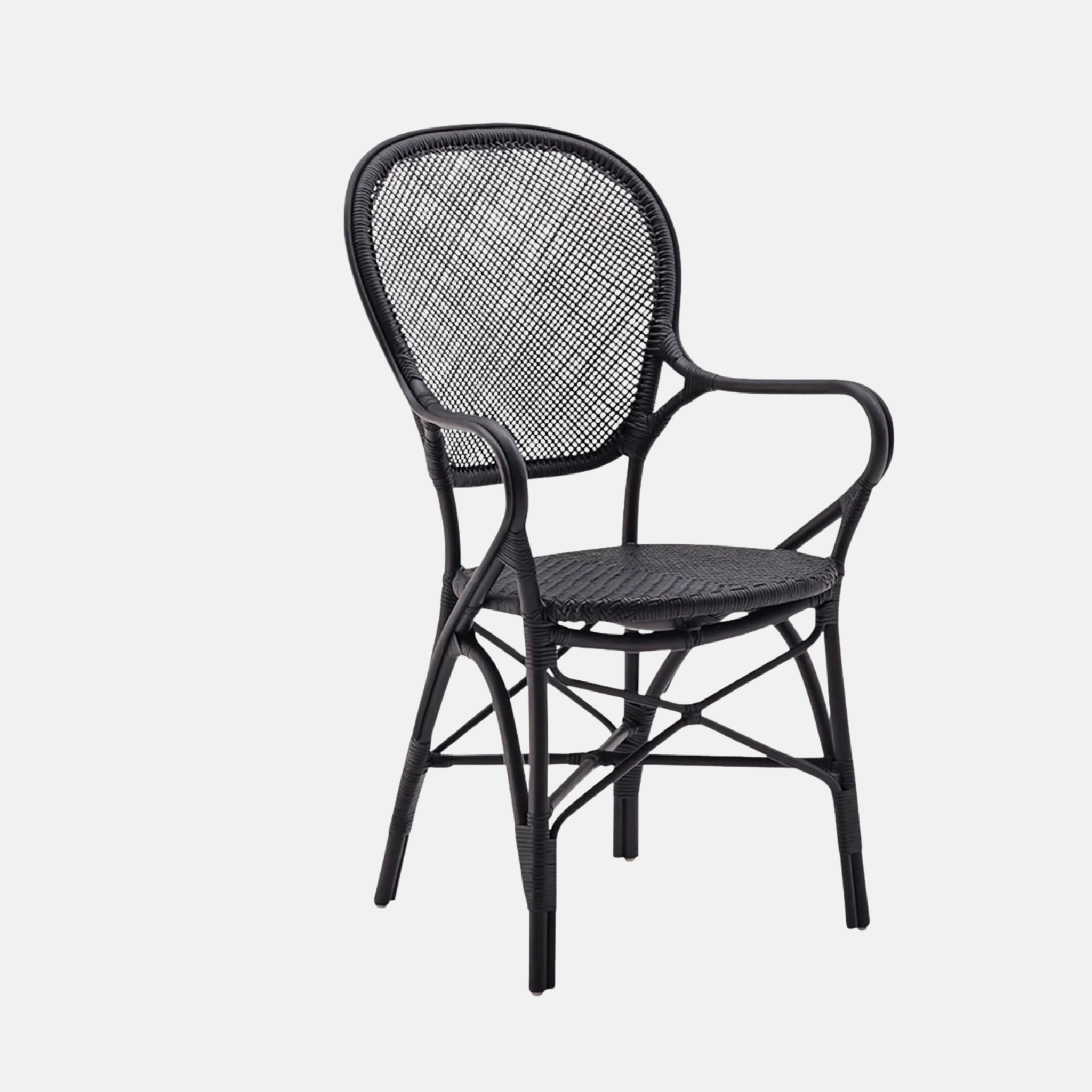 Sika Rossini Carver Dining Chair Black
