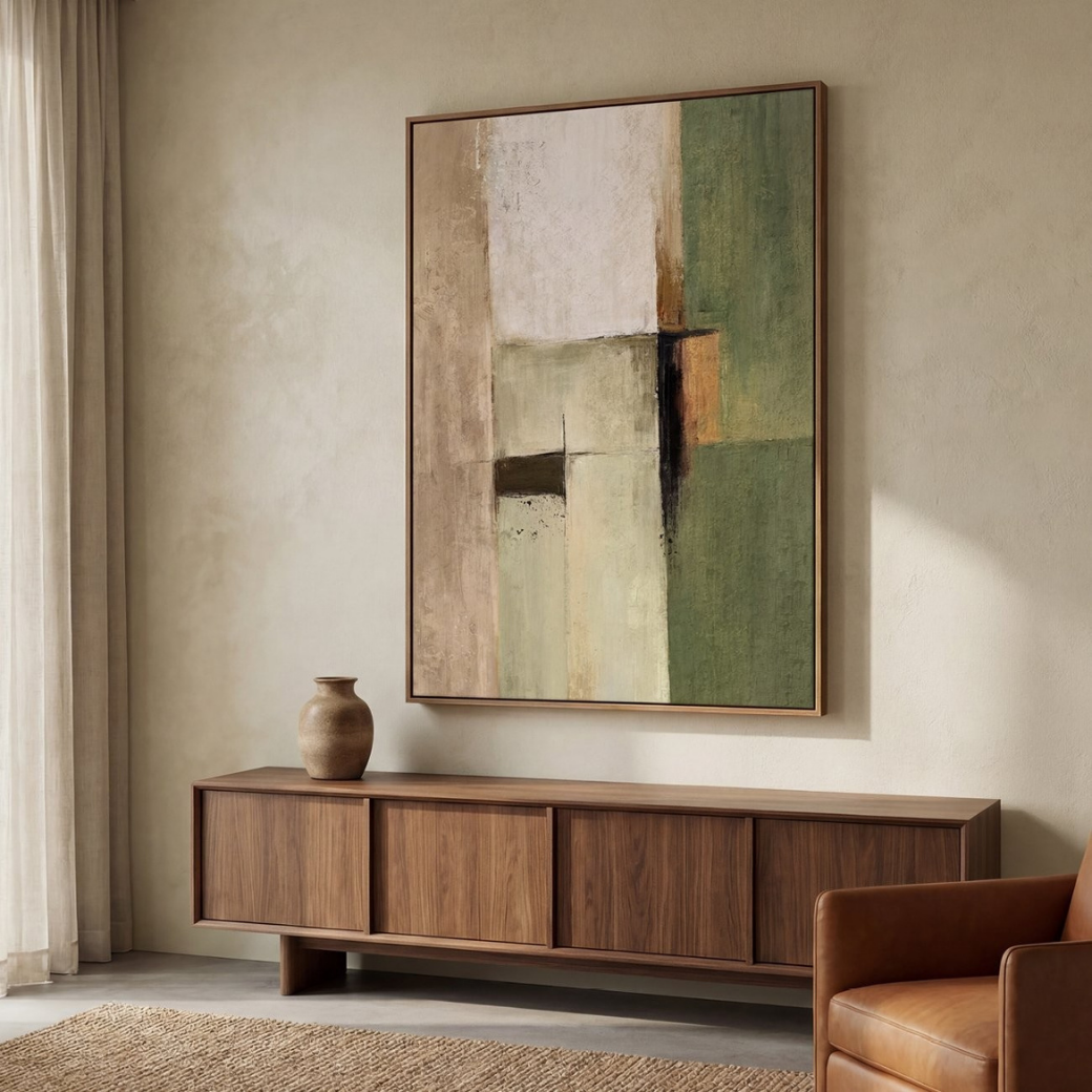 Ruel Framed Canvas