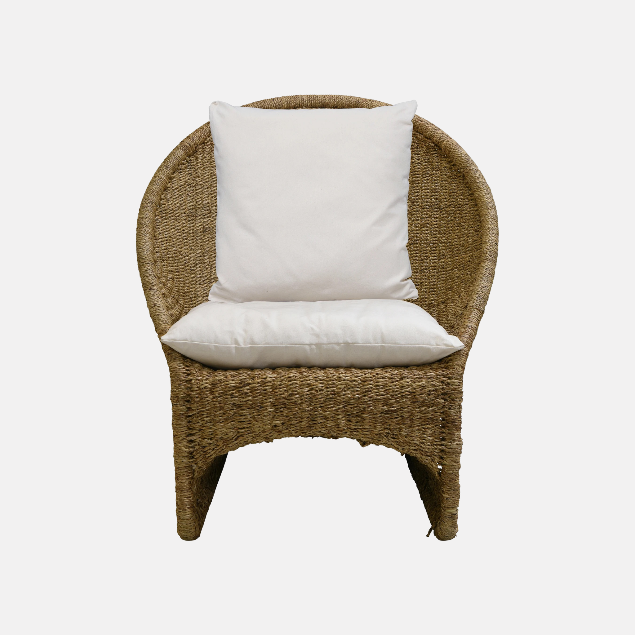 Scoop Rope Armchair - Natural