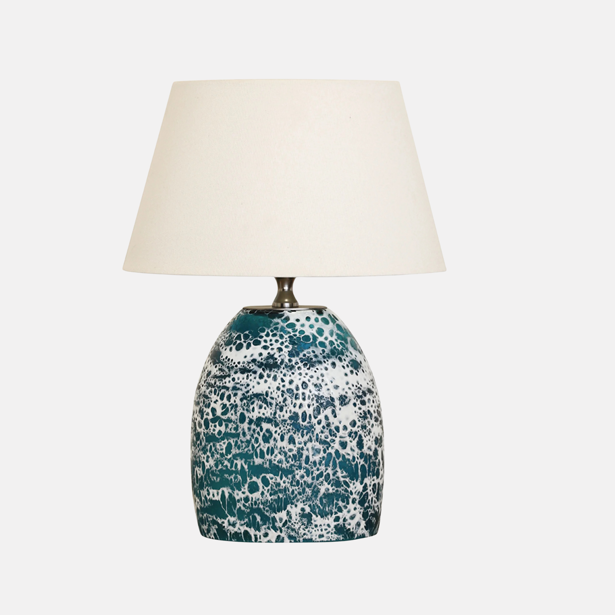 Seafoam Glass Lamp