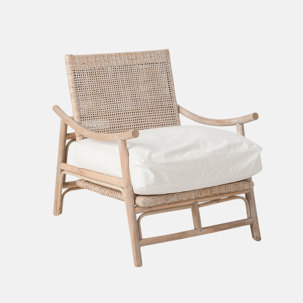 Slane Lounge Chair Whitewash