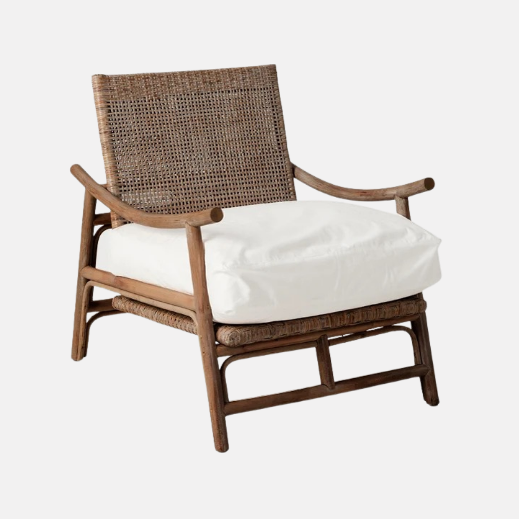 Slane Rattan Armchair - Pepper
