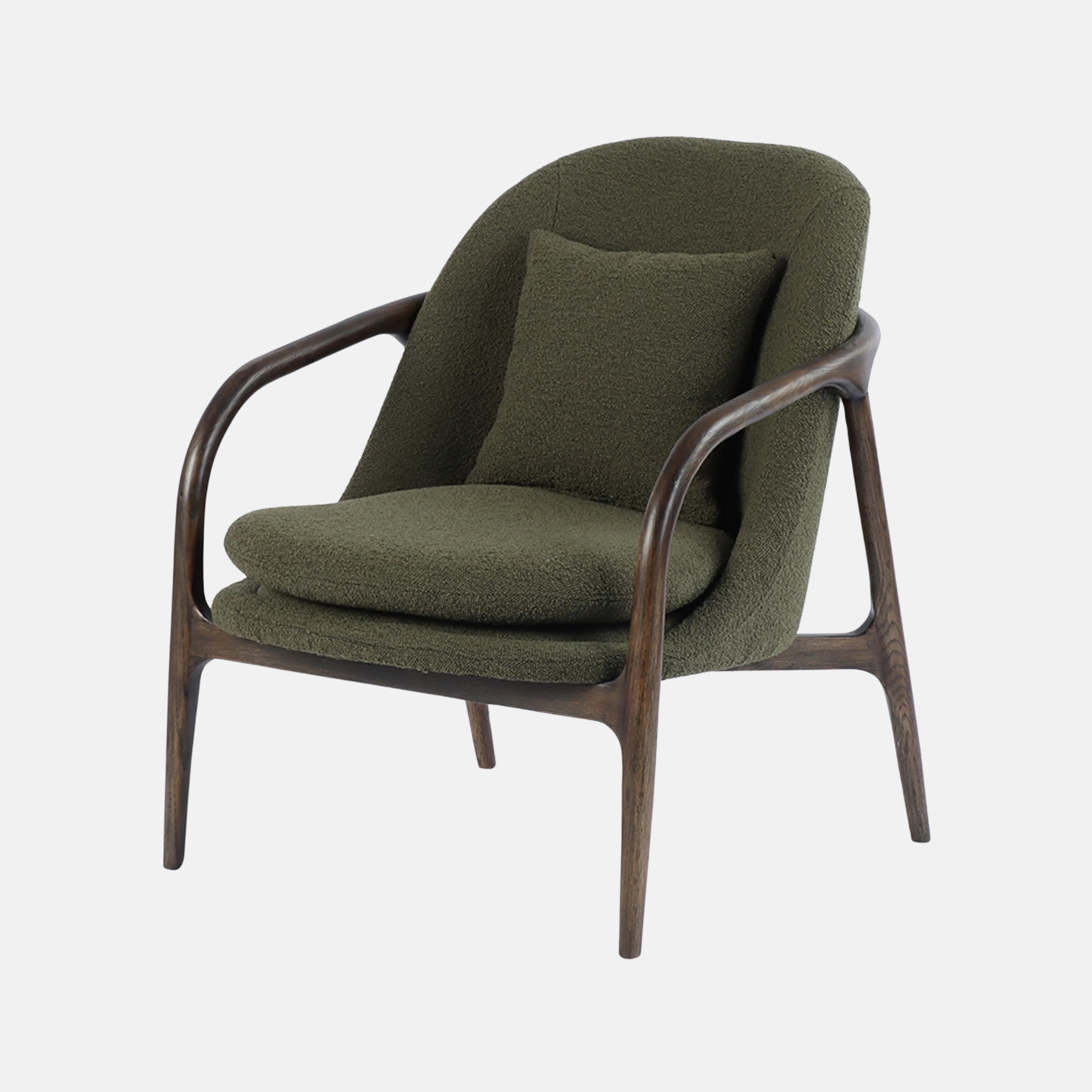 Sochi Boucle Armchair - Sherwood Green