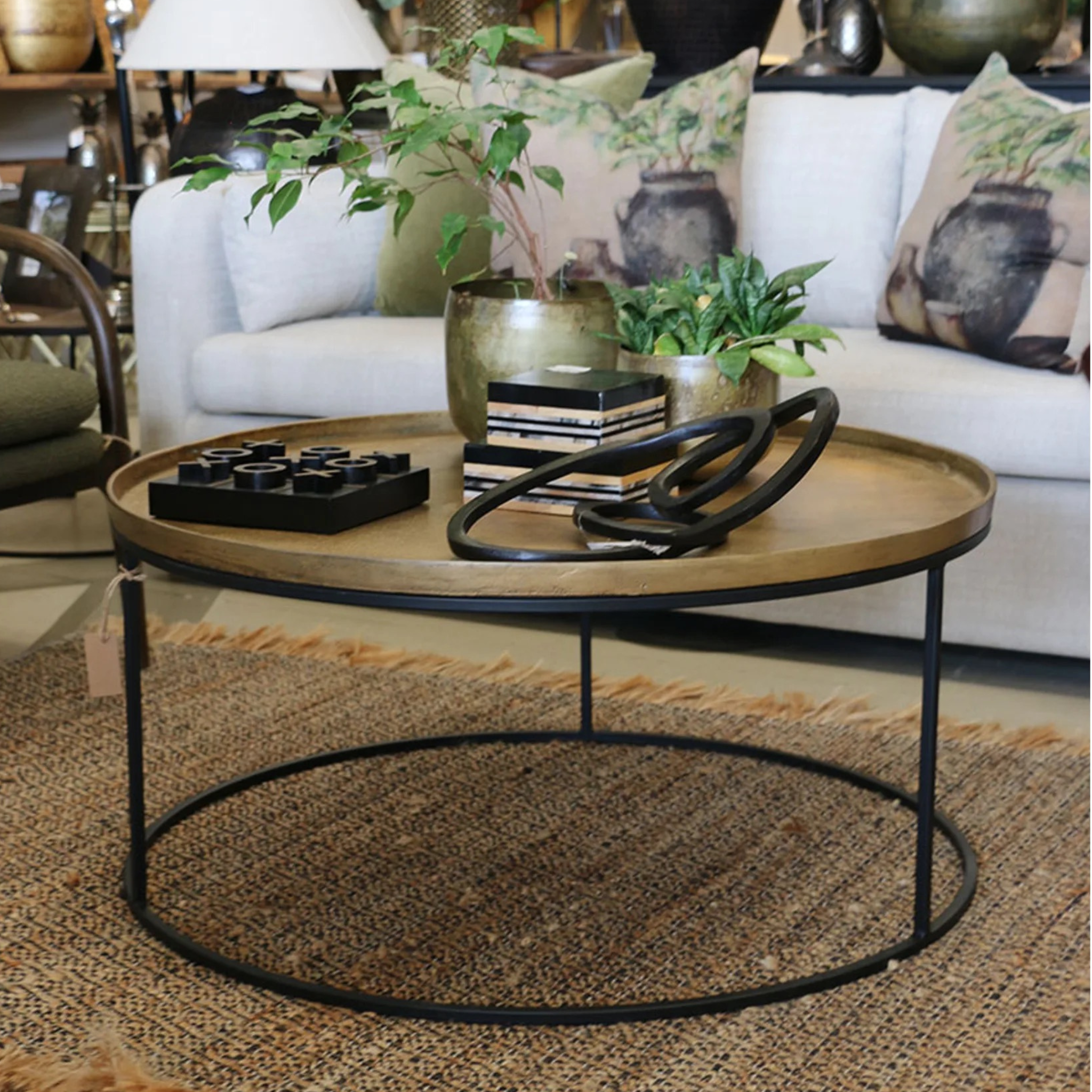 Chelsea Coffee Table - Brass