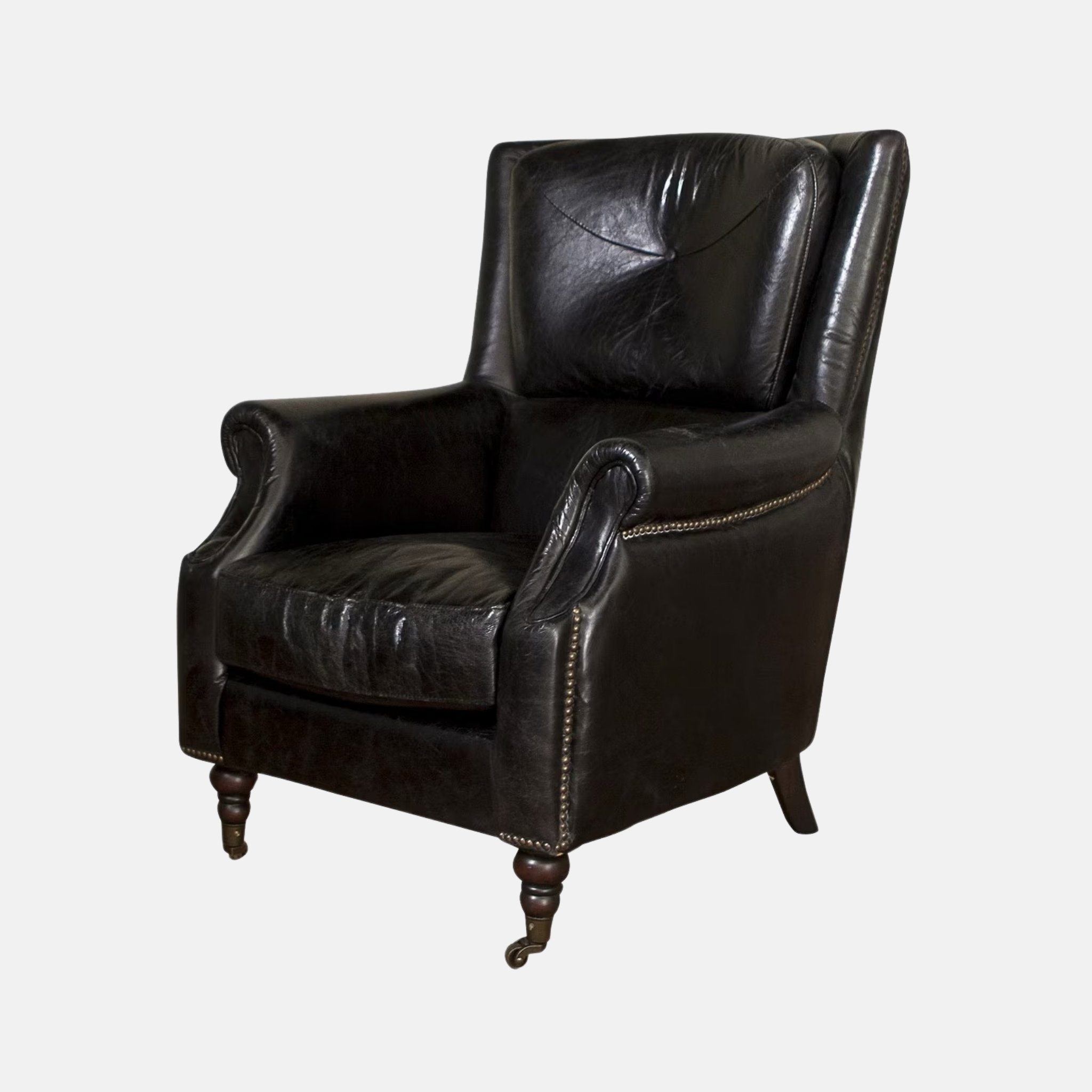 Springfield Leather Armchair - Black