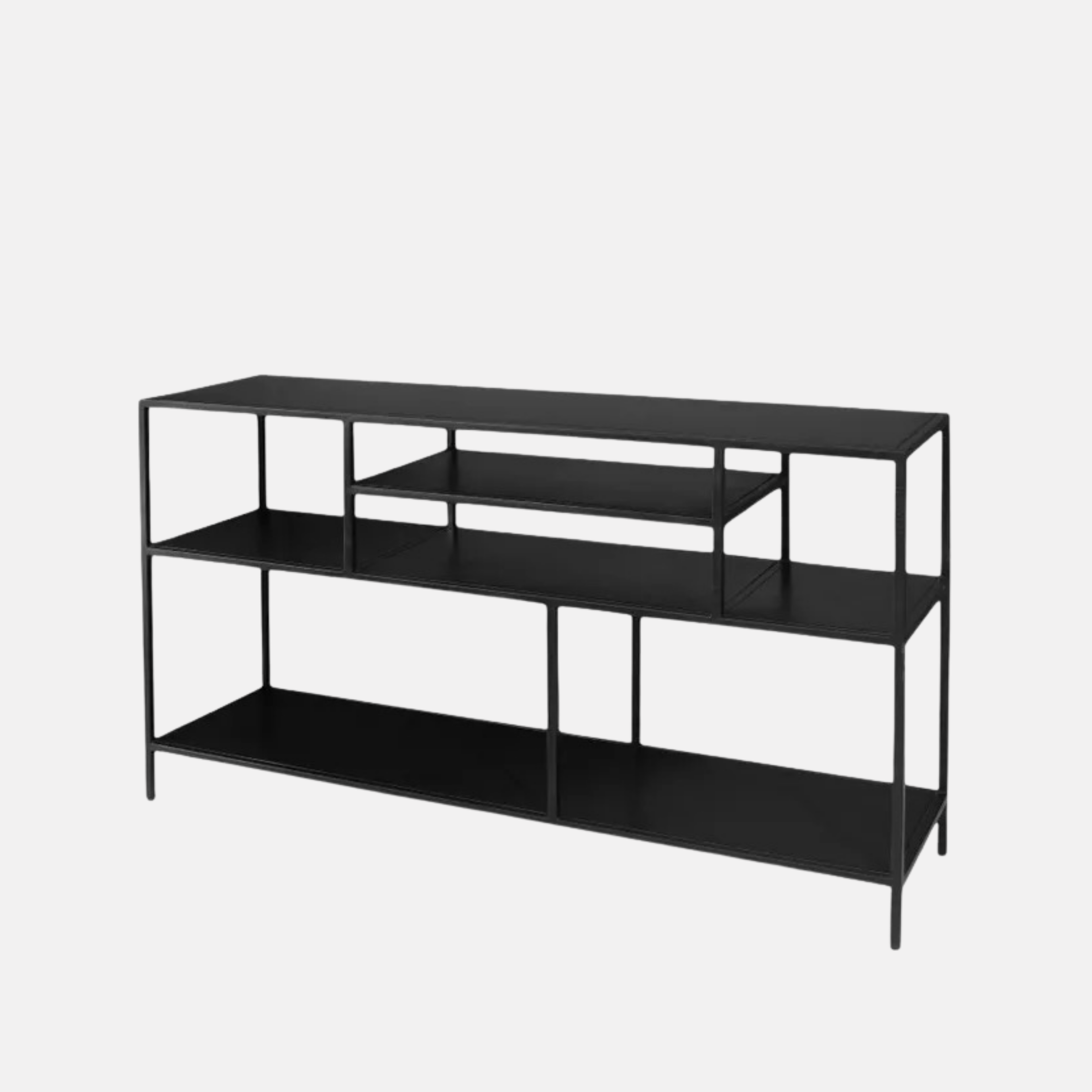 Open Iron Shelf Console - Large