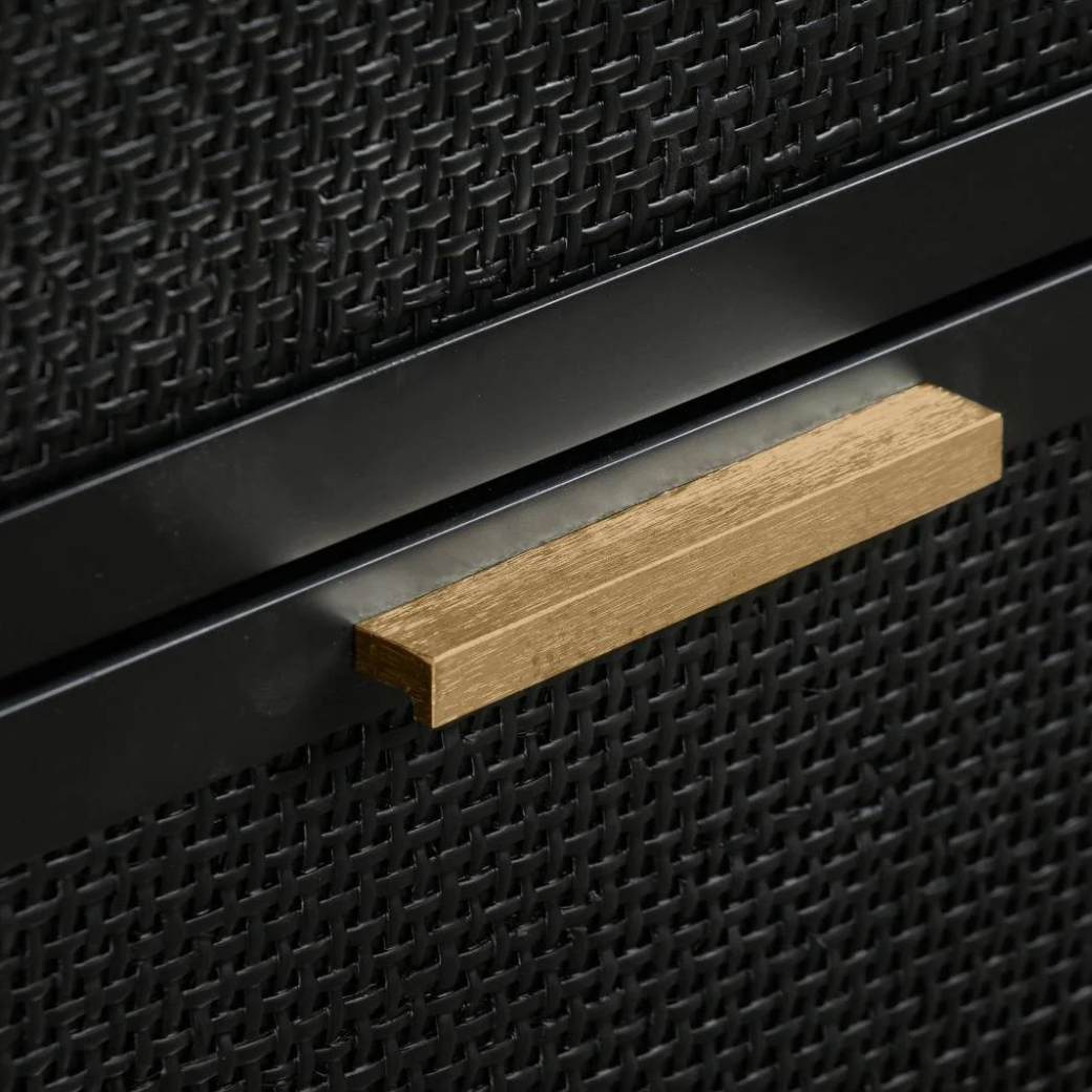 Stamford 3 Drawer Chest - Black