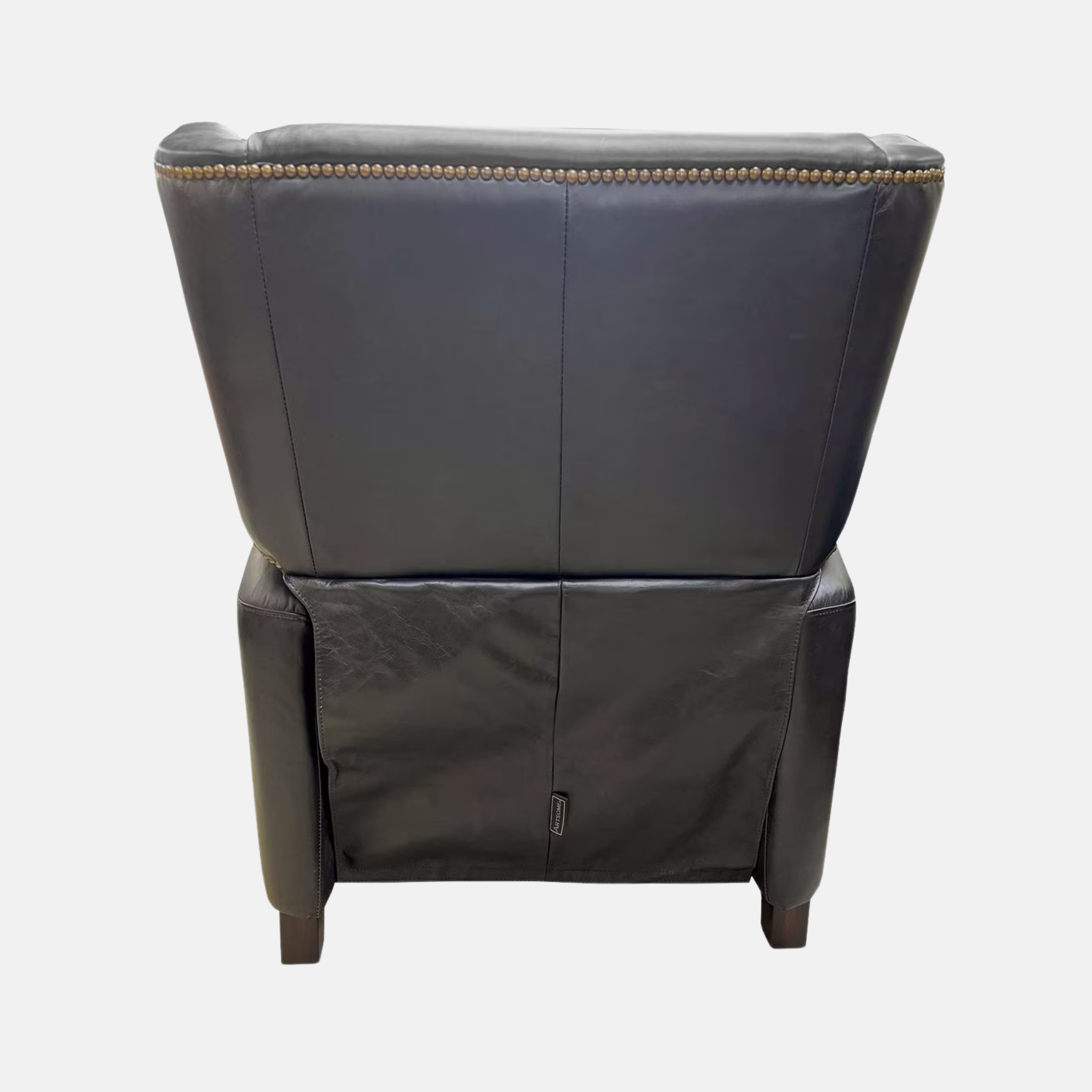 Stratford Leather Recliner Armchair - Black