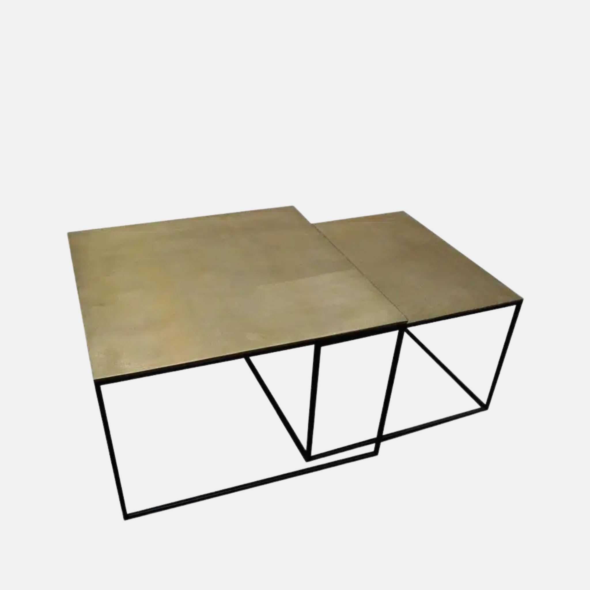Toronto Nesting Coffee Tables - Brass