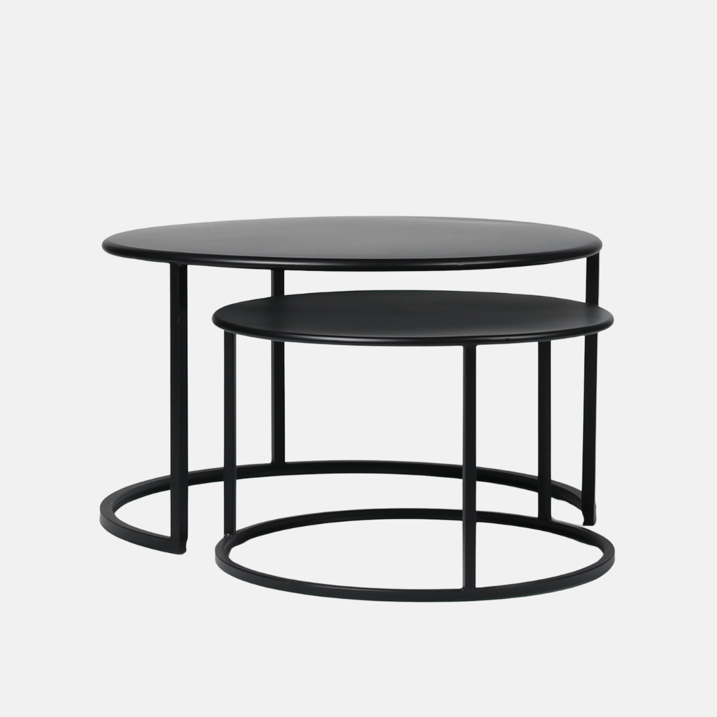Trang Nesting Iron Coffee Tables