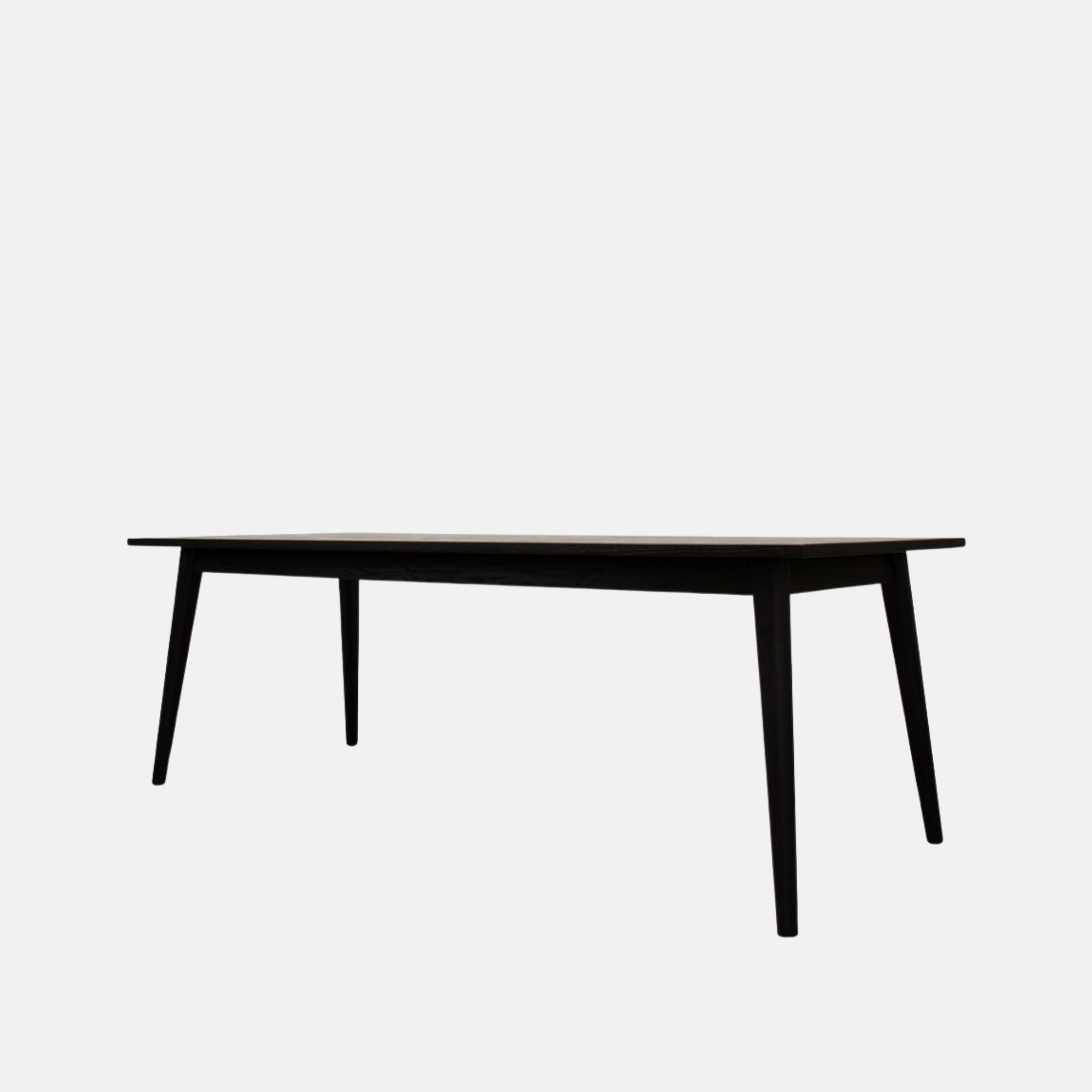 Vaasa Dining Table - Matte Black Oak