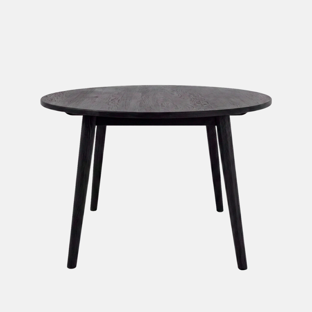Vaasa Round Table - Matte Black Oak