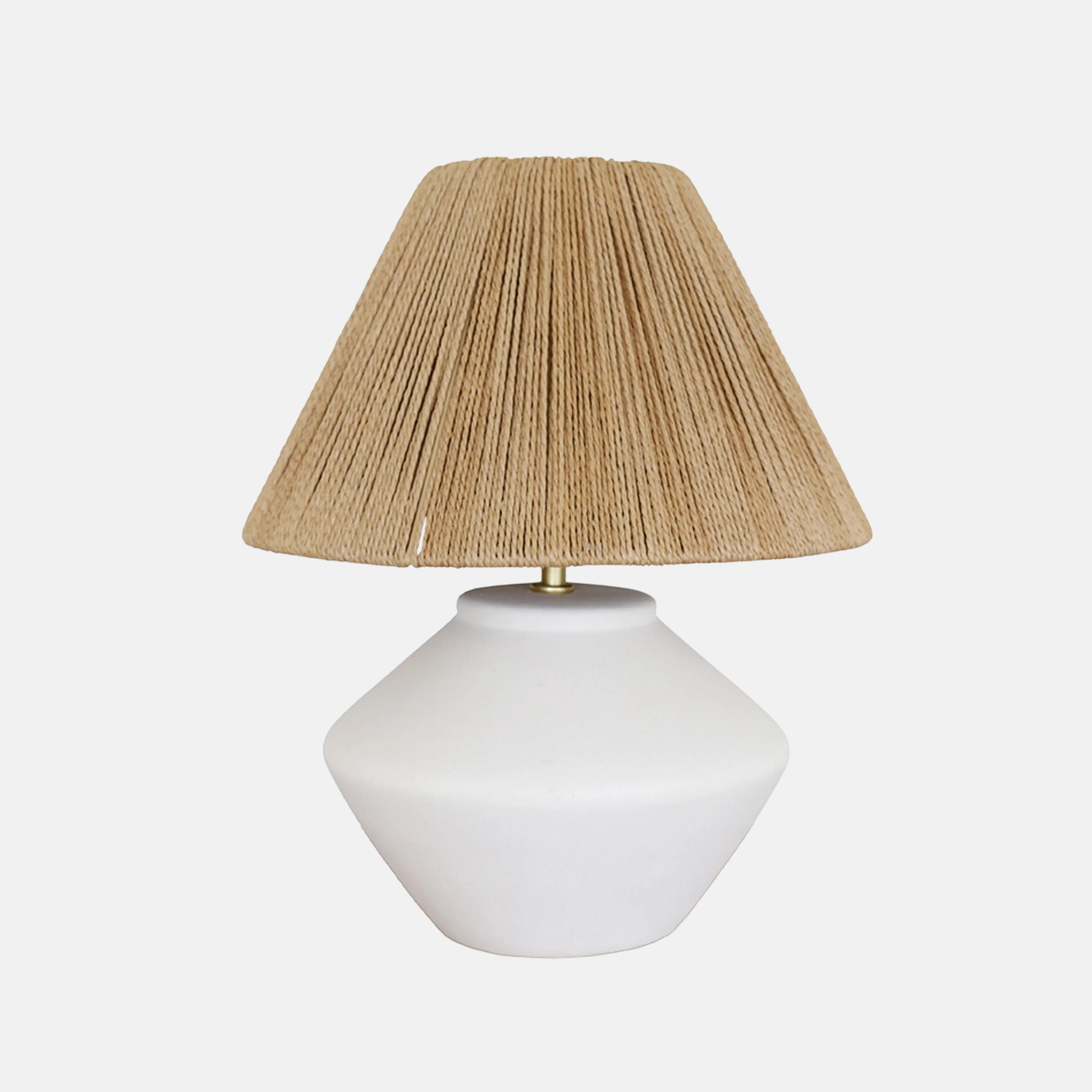 Waiheke Lamp with Loom Shade